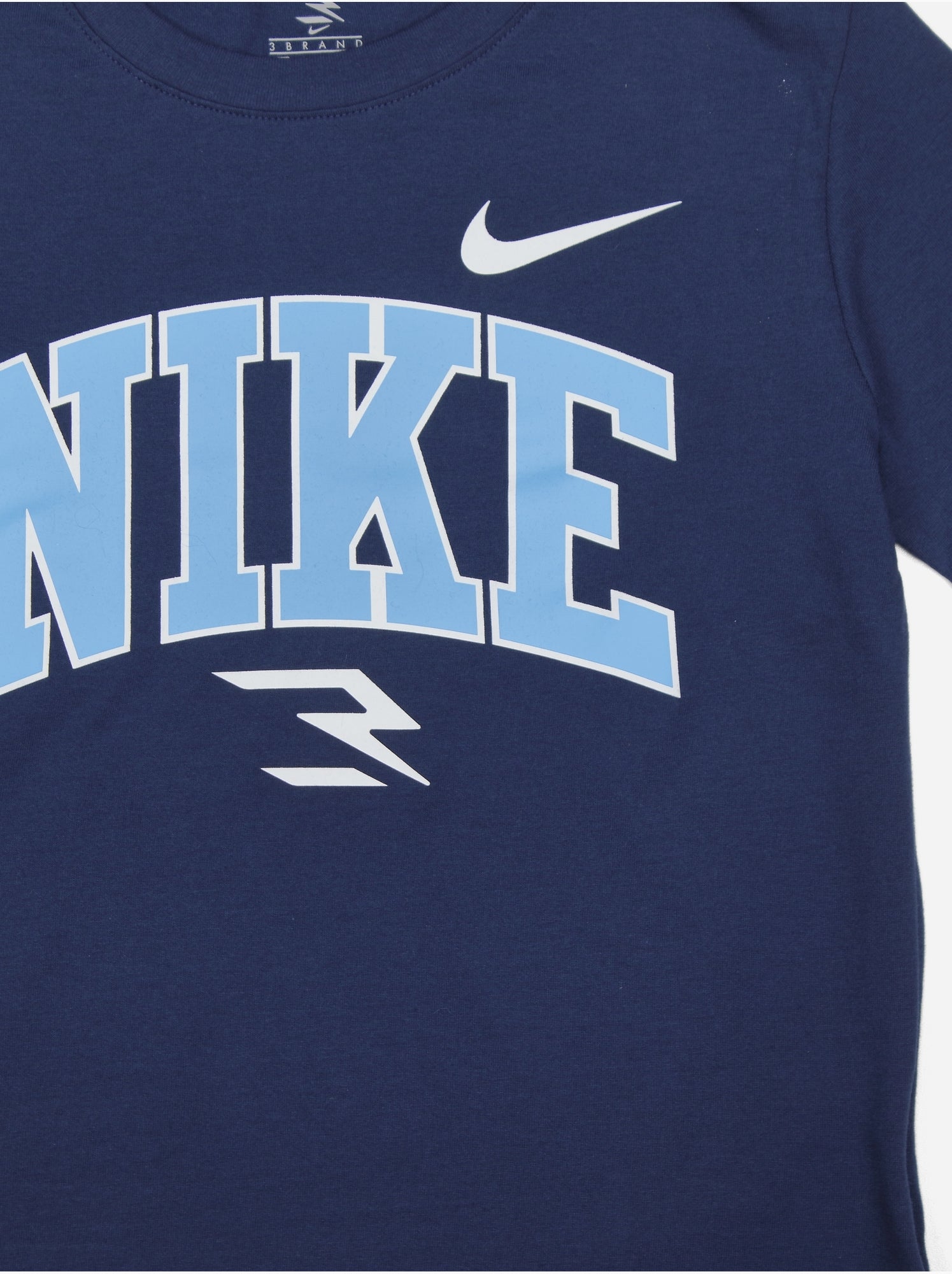 Tee shirt col rond - nike - Bleu foncé