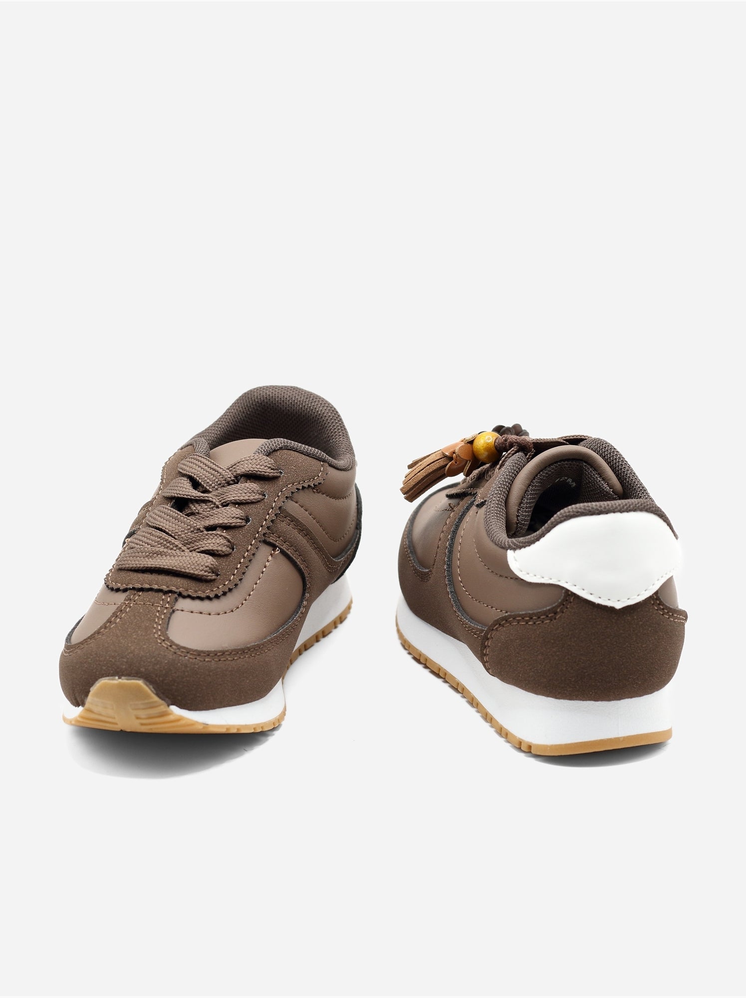 Baskets a lacets - Marron