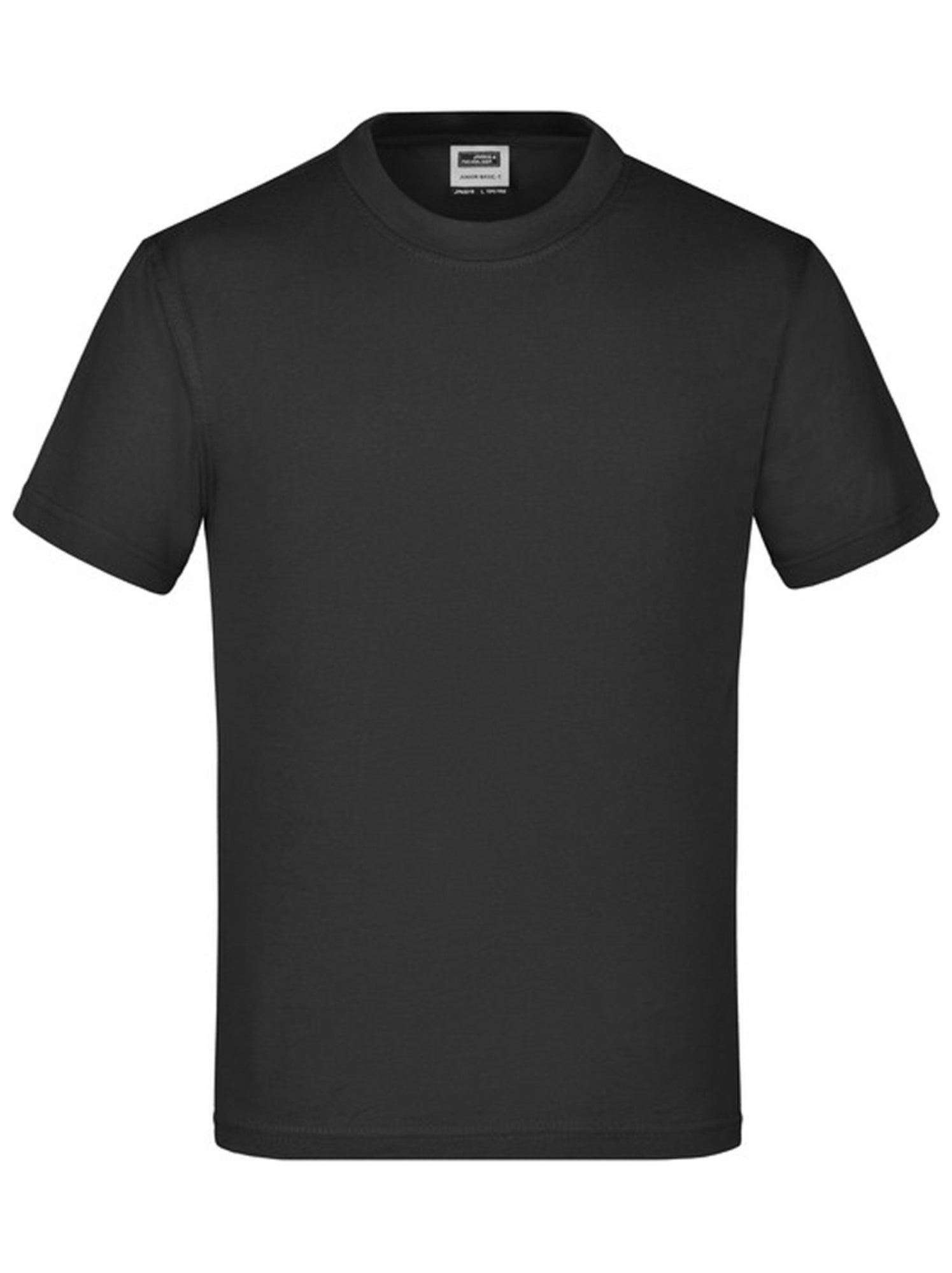 James and Nicholson - T-shirt BASIC - Noir mat