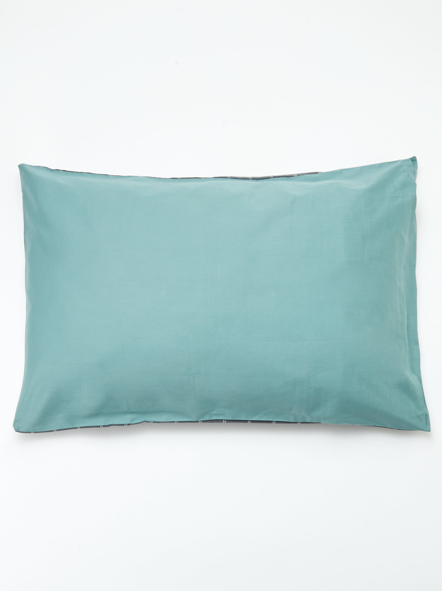 Taie d'oreiller unie 50 x 70 cm - Kiabi Home - Gris