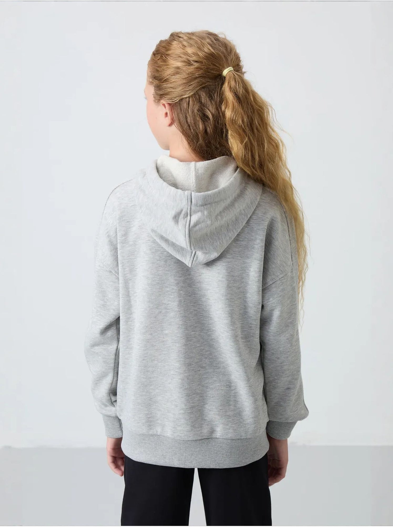Sweatshirt unisexe jeunesse à capuche zippé tommy - Gris