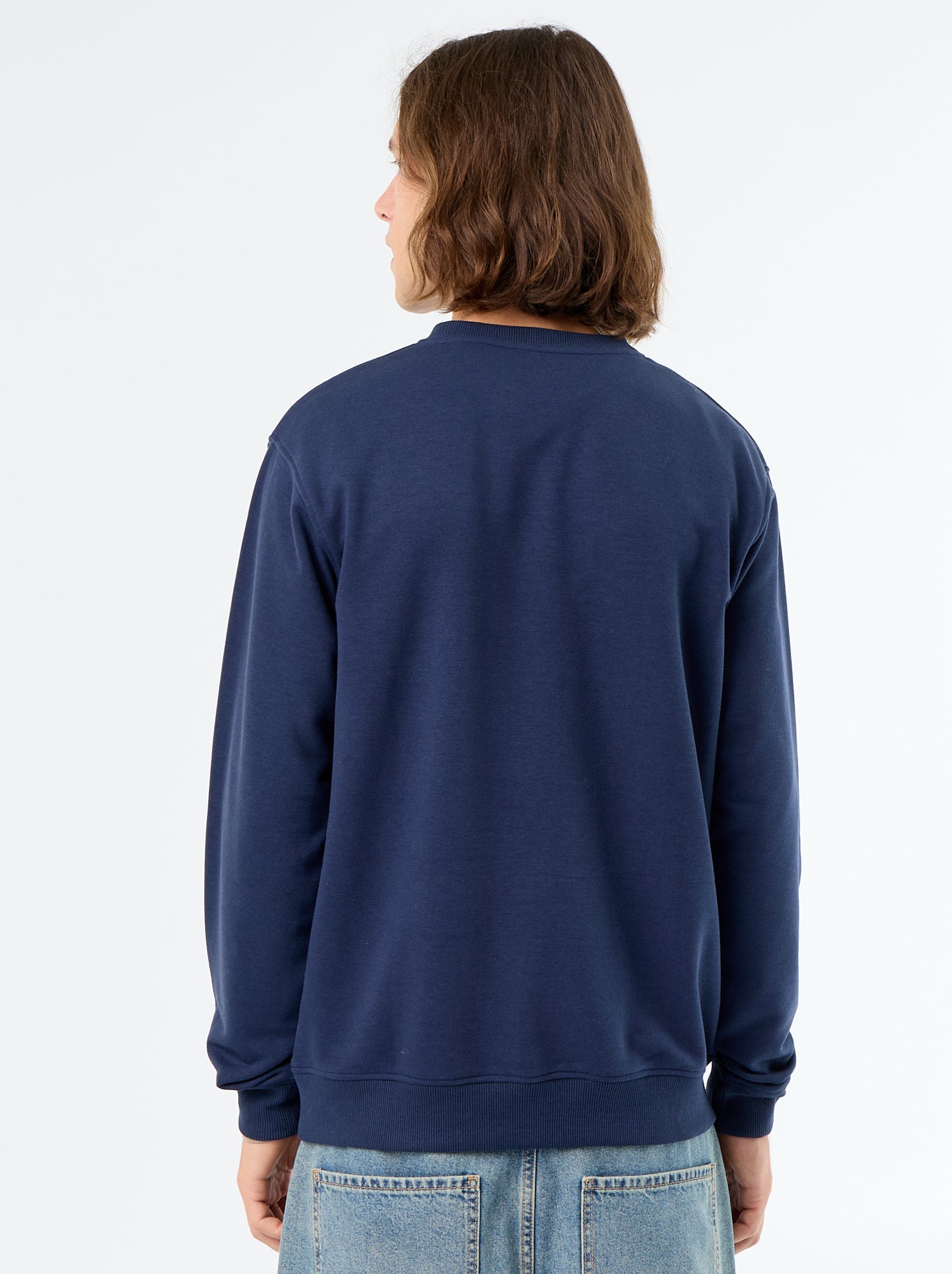Sweat uni en French Terry - Noir (FUL22_5)