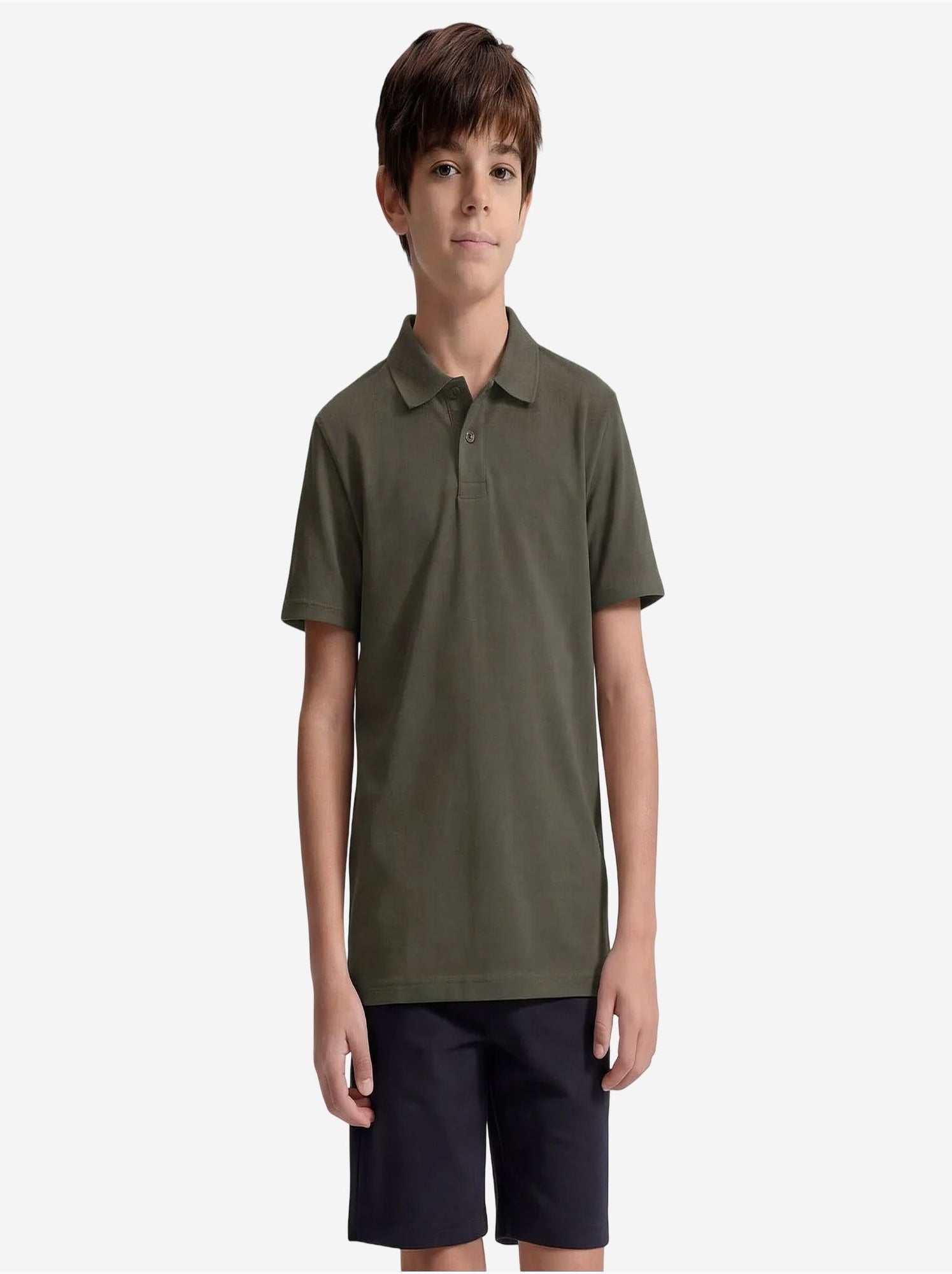 T-shirt homme en mélange coton tommy - Kaki
