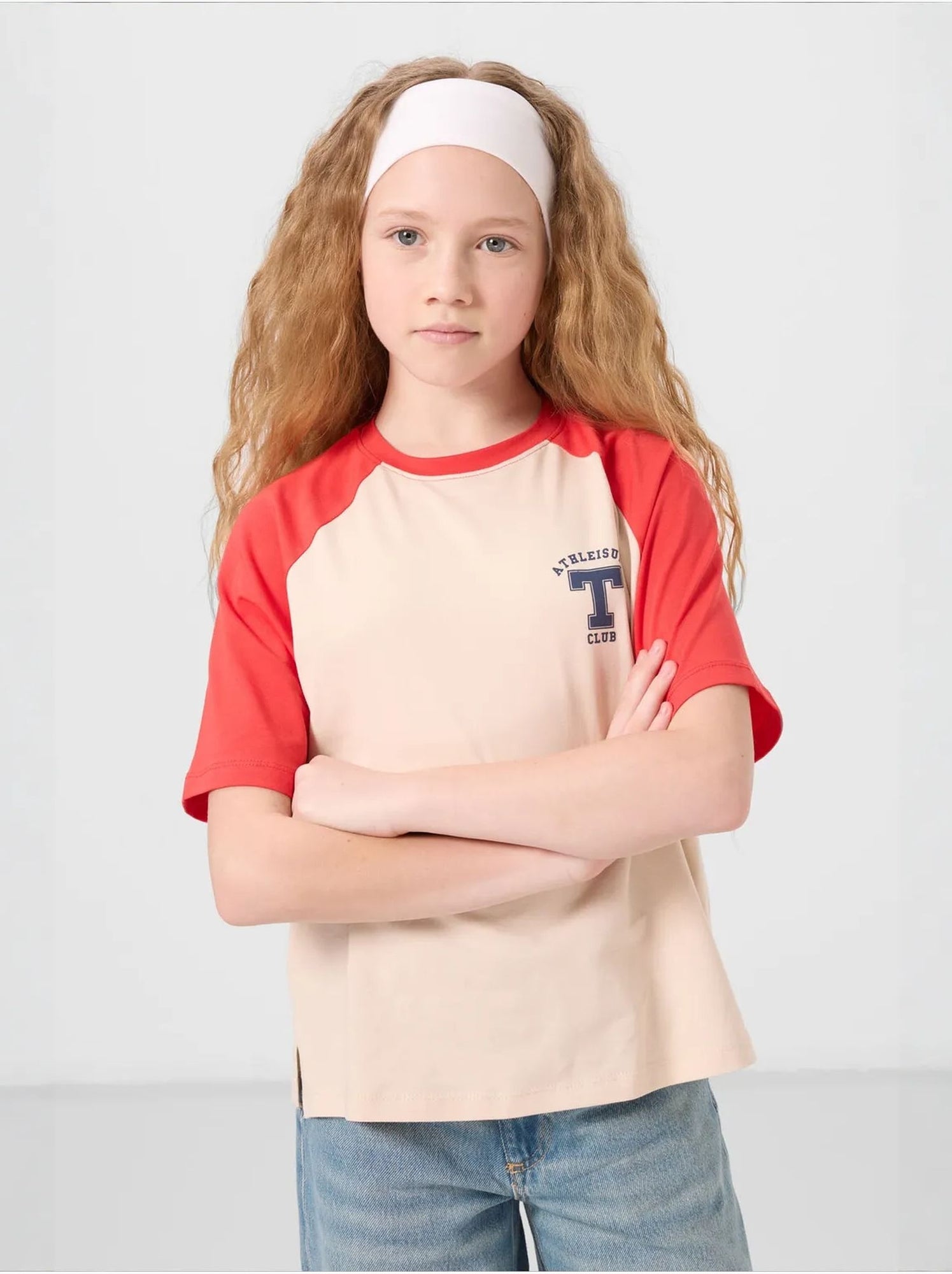 T-shirt unisexe jeunesse en coton et élasthanne tommy - Multicolore
