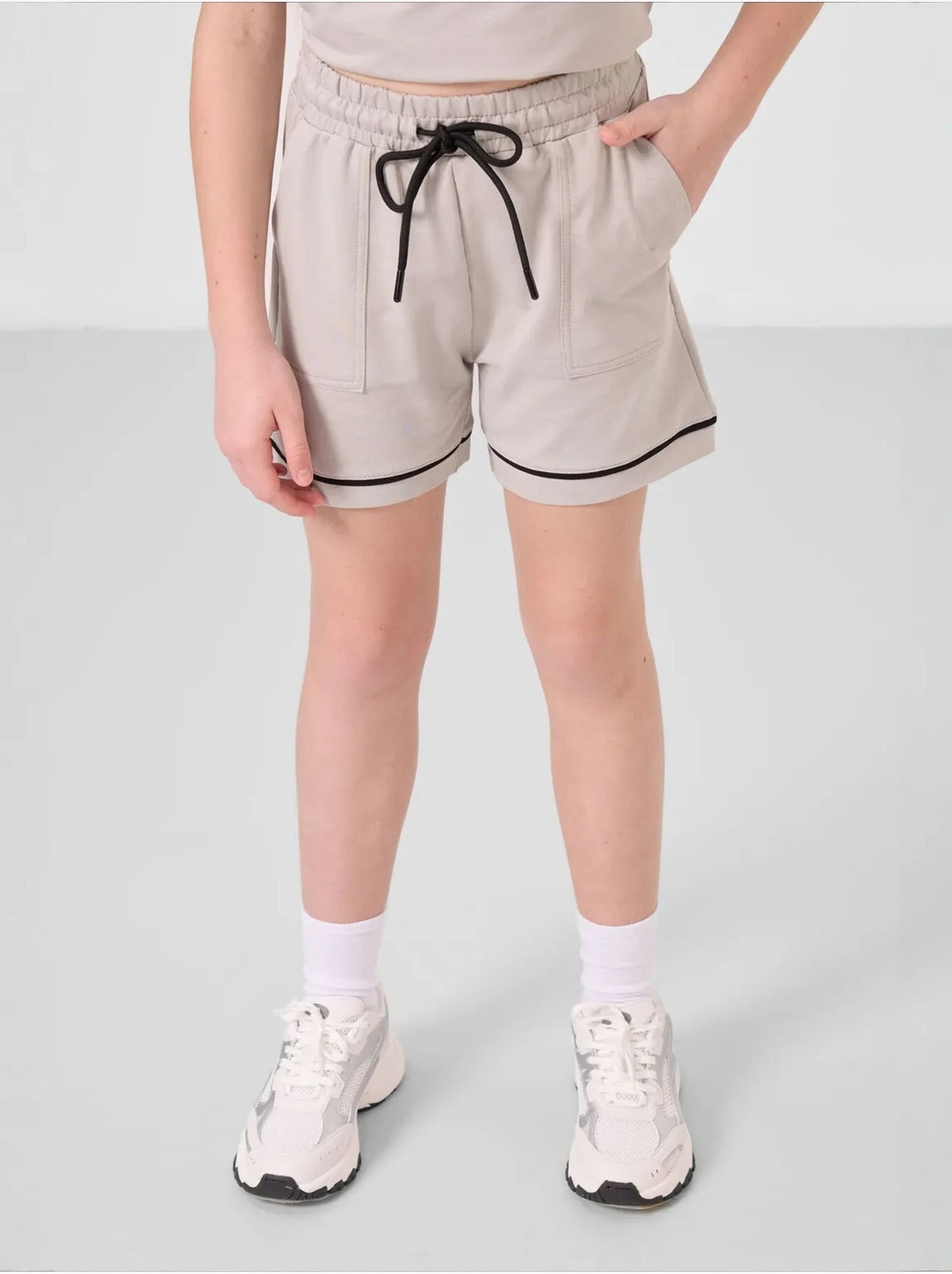 Ensemble de pyjama jeunesse en coton mélangé tommy - Sable