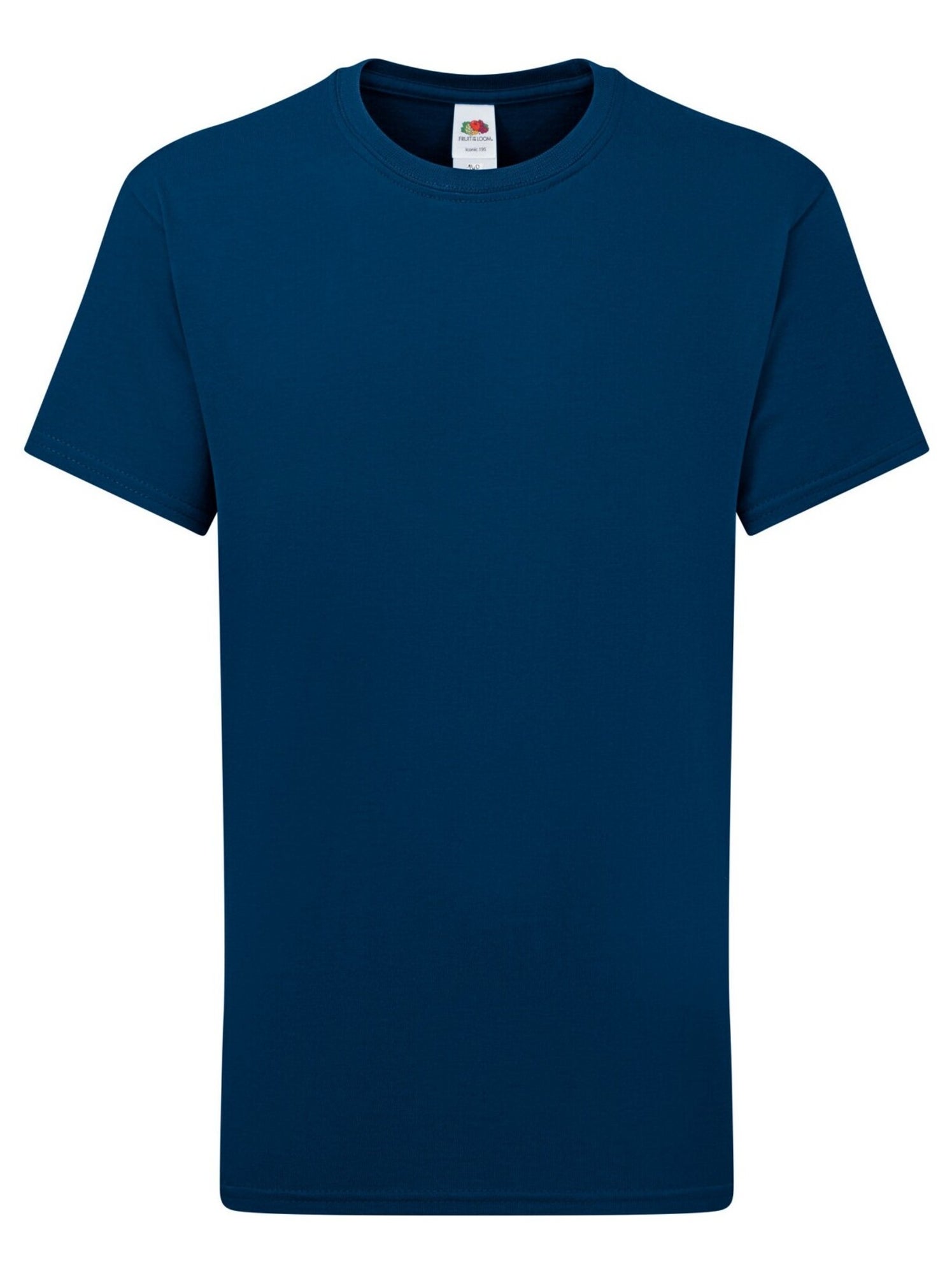 Fruit of the Loom - T-shirt ICONIC - Bleu