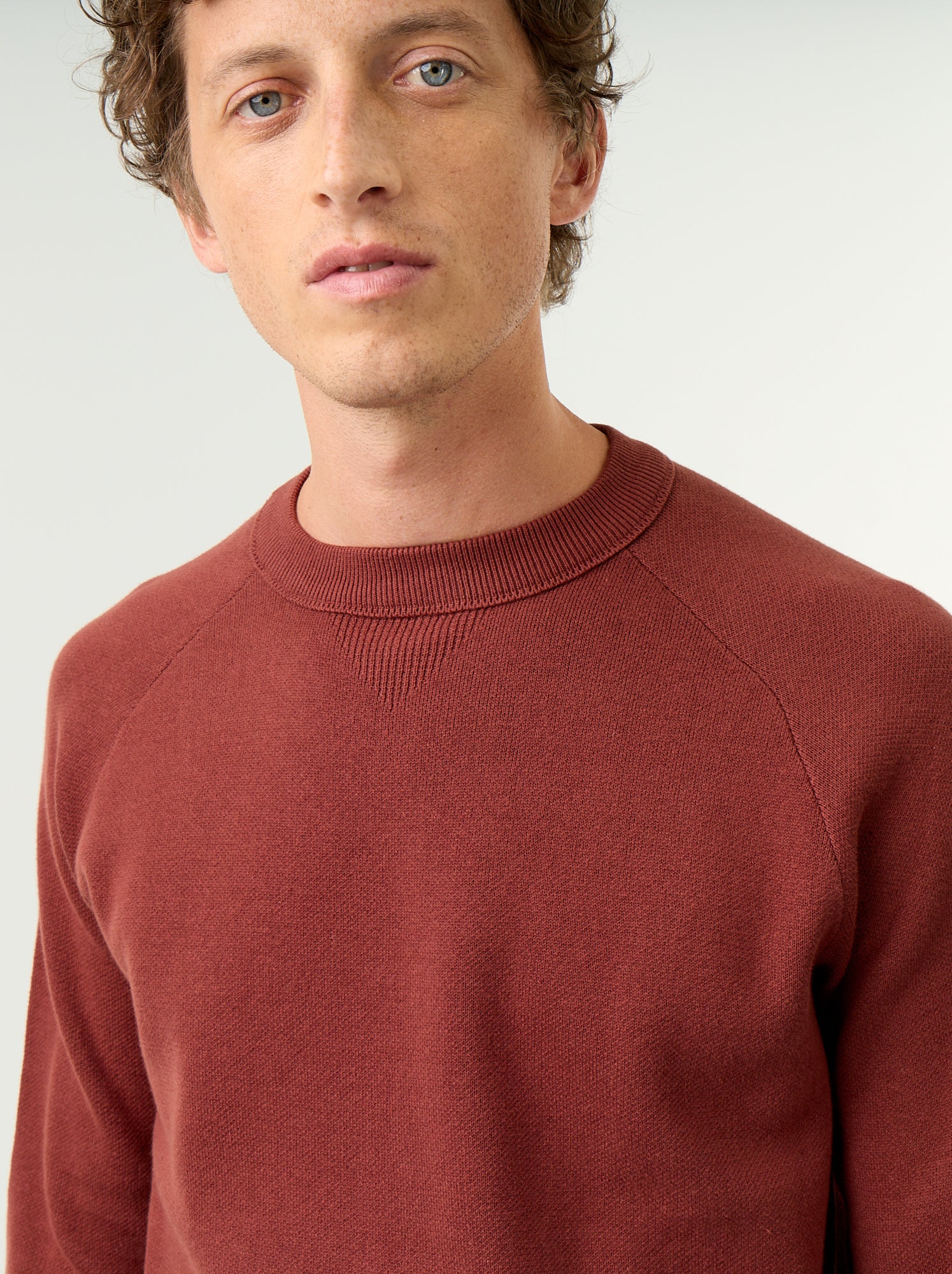 Pull en maille grosse jauge - Marron