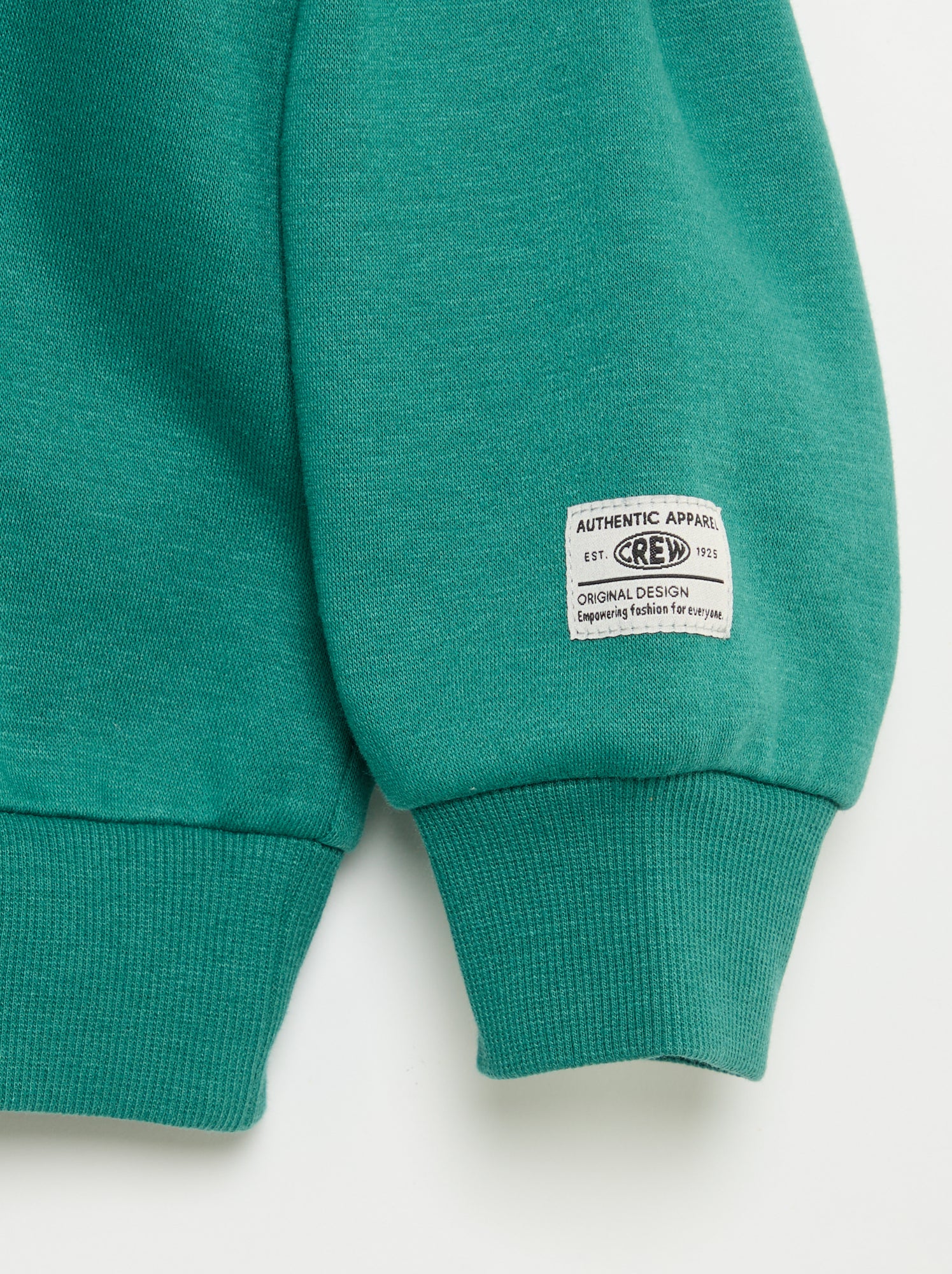 Sweat à capuche imprimé - Vert