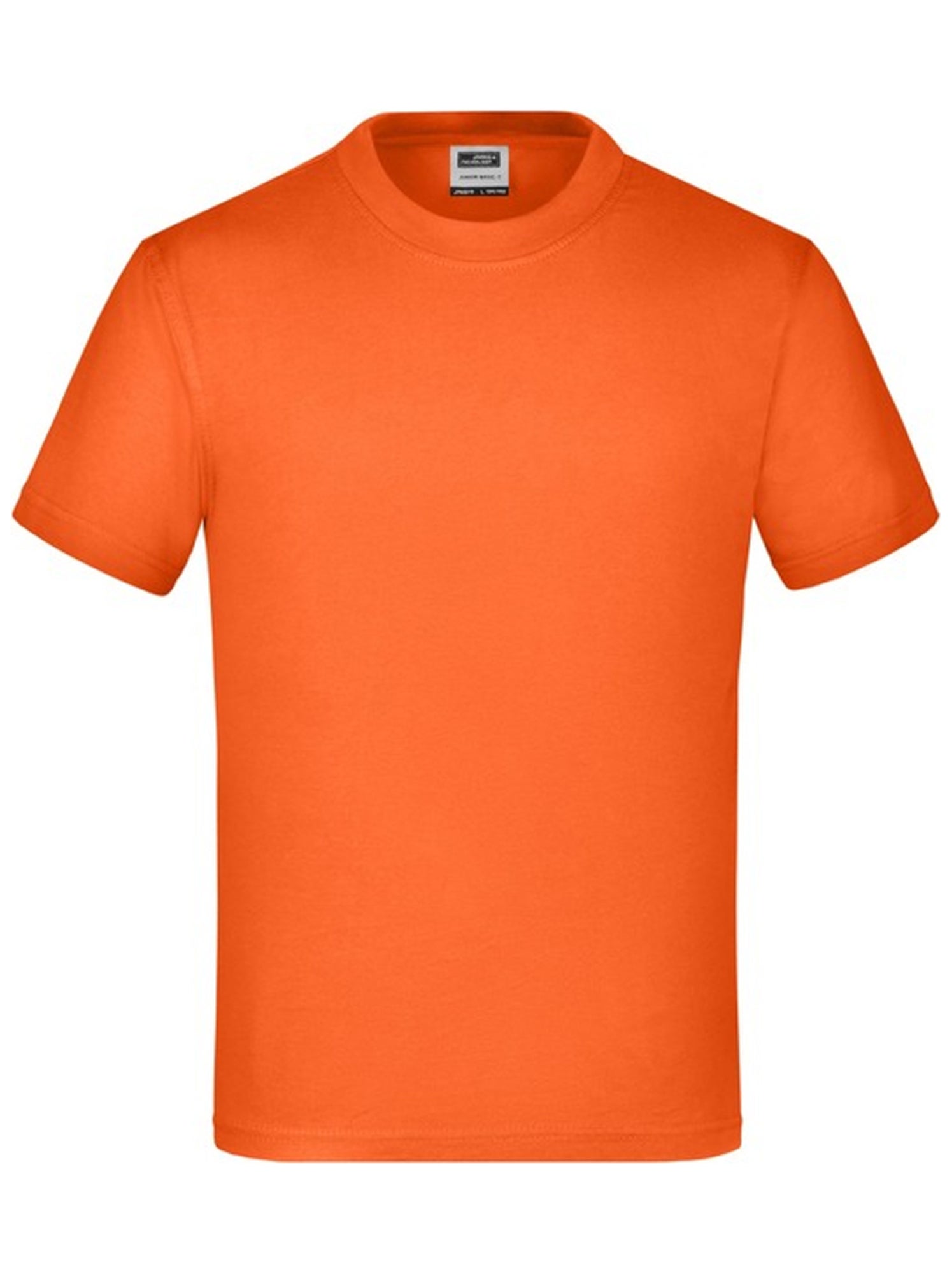 James and Nicholson - T-shirt BASIC - Orange clémentine