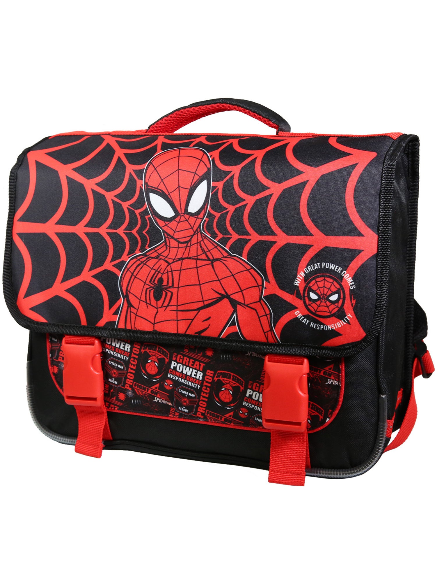 BAGTROTTER Cartable 38 cm Spider-Man Noir - Noir