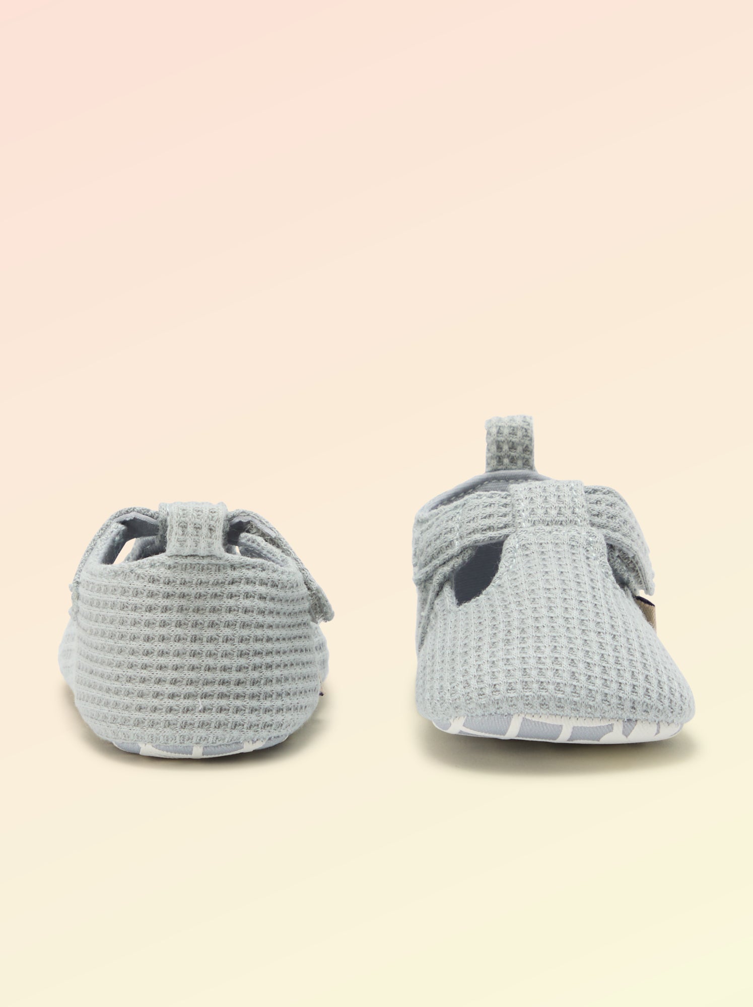 Ballerine 'Kitchoun' détaillé en coton - Bleu