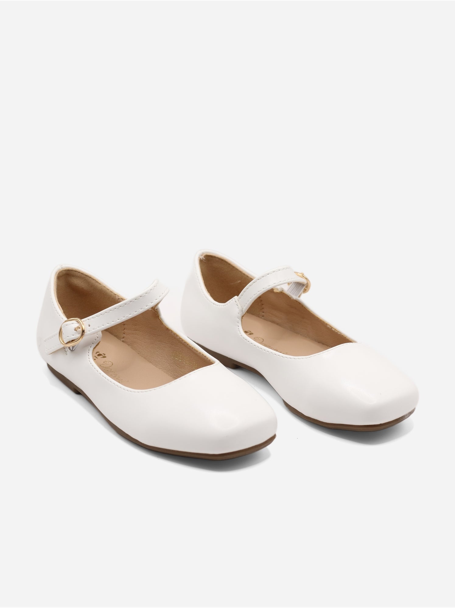 Ballerines à boucle - Blanc
