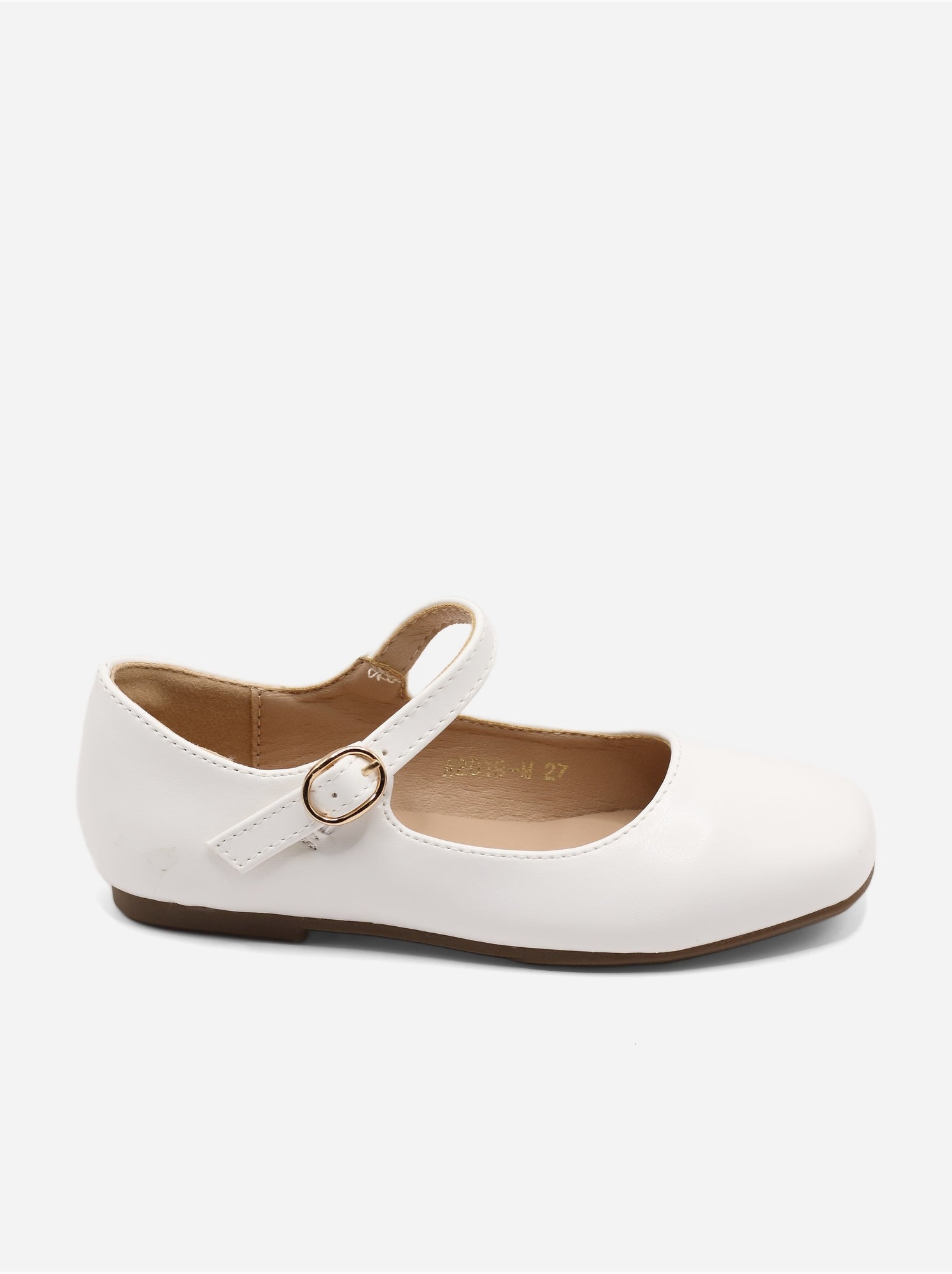 Ballerines à boucle - Blanc