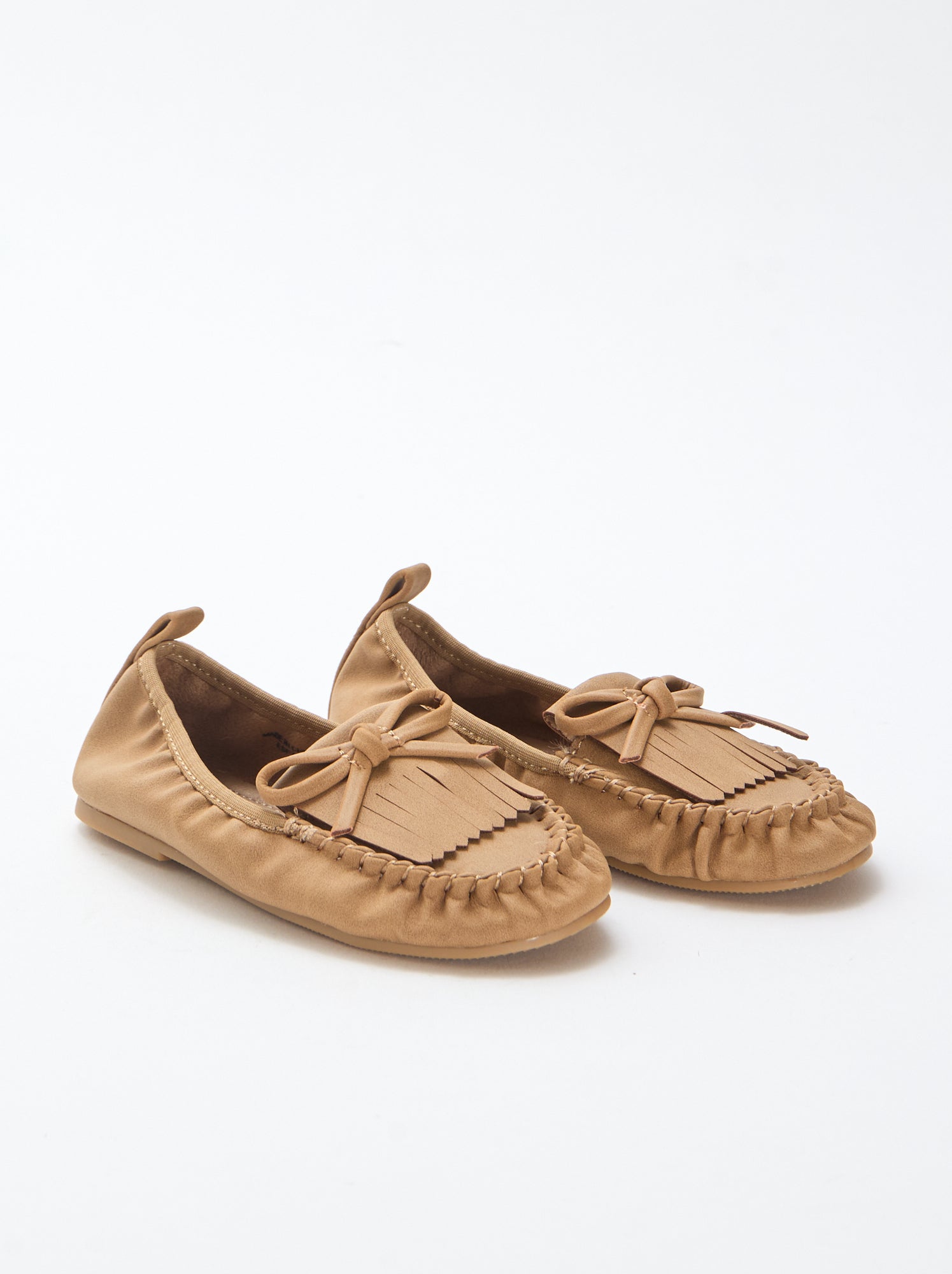 Ballerines à franges - Beige