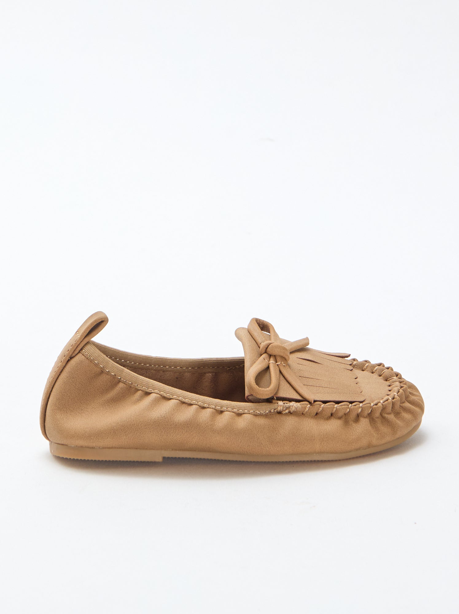 Ballerines à franges - Beige