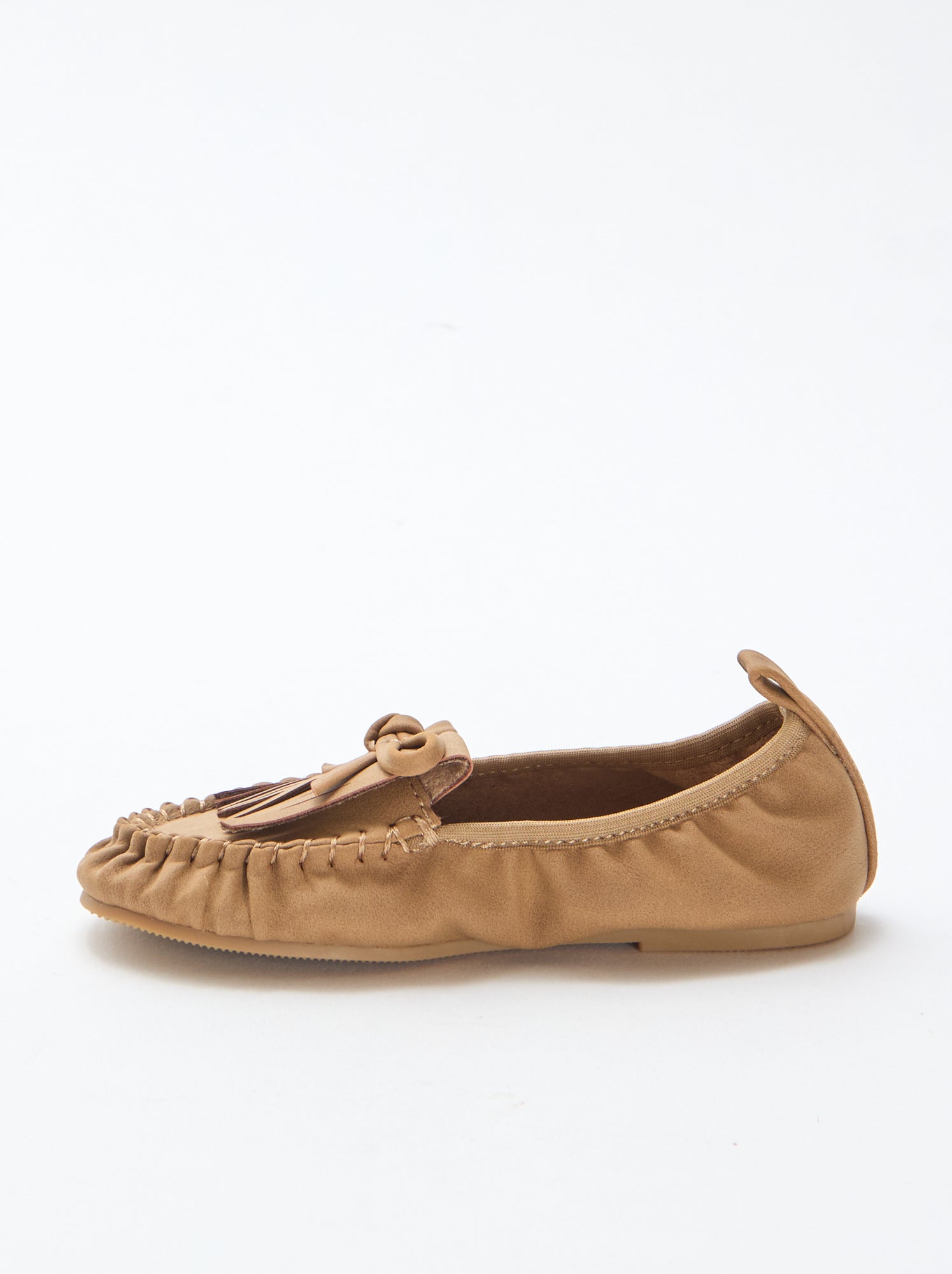 Ballerines à franges - Beige