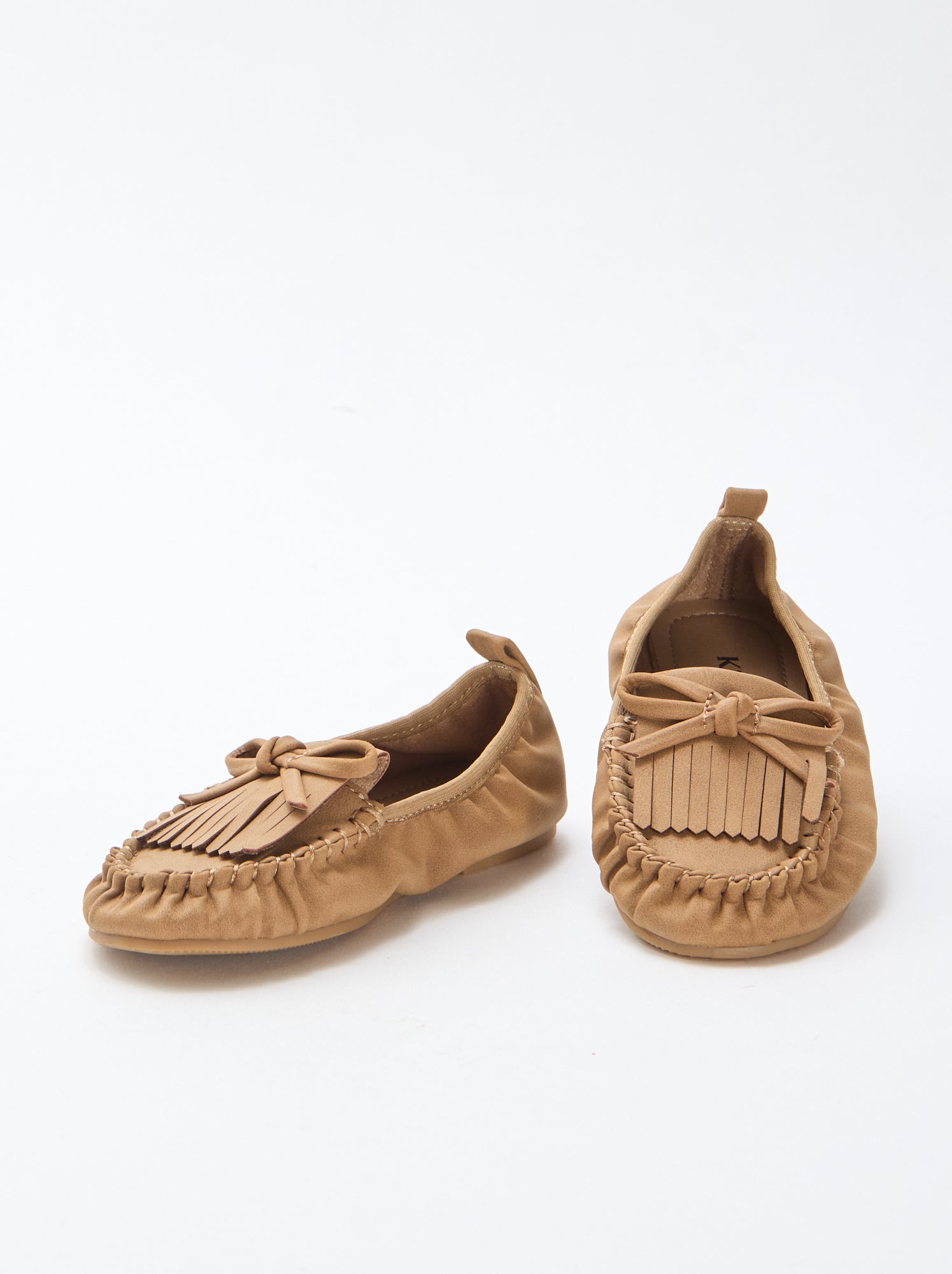 Ballerines à franges - Beige