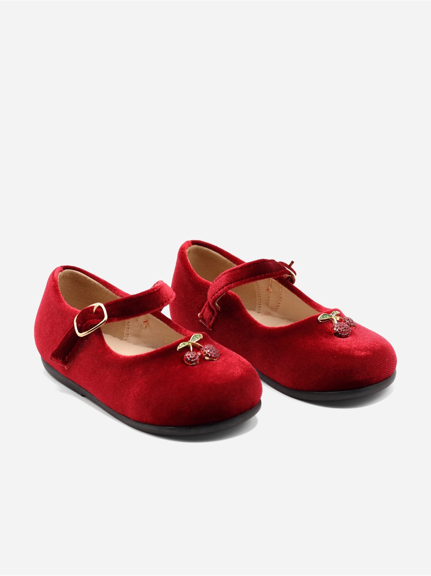 Ballerines avec motifs décoratif - Rouge