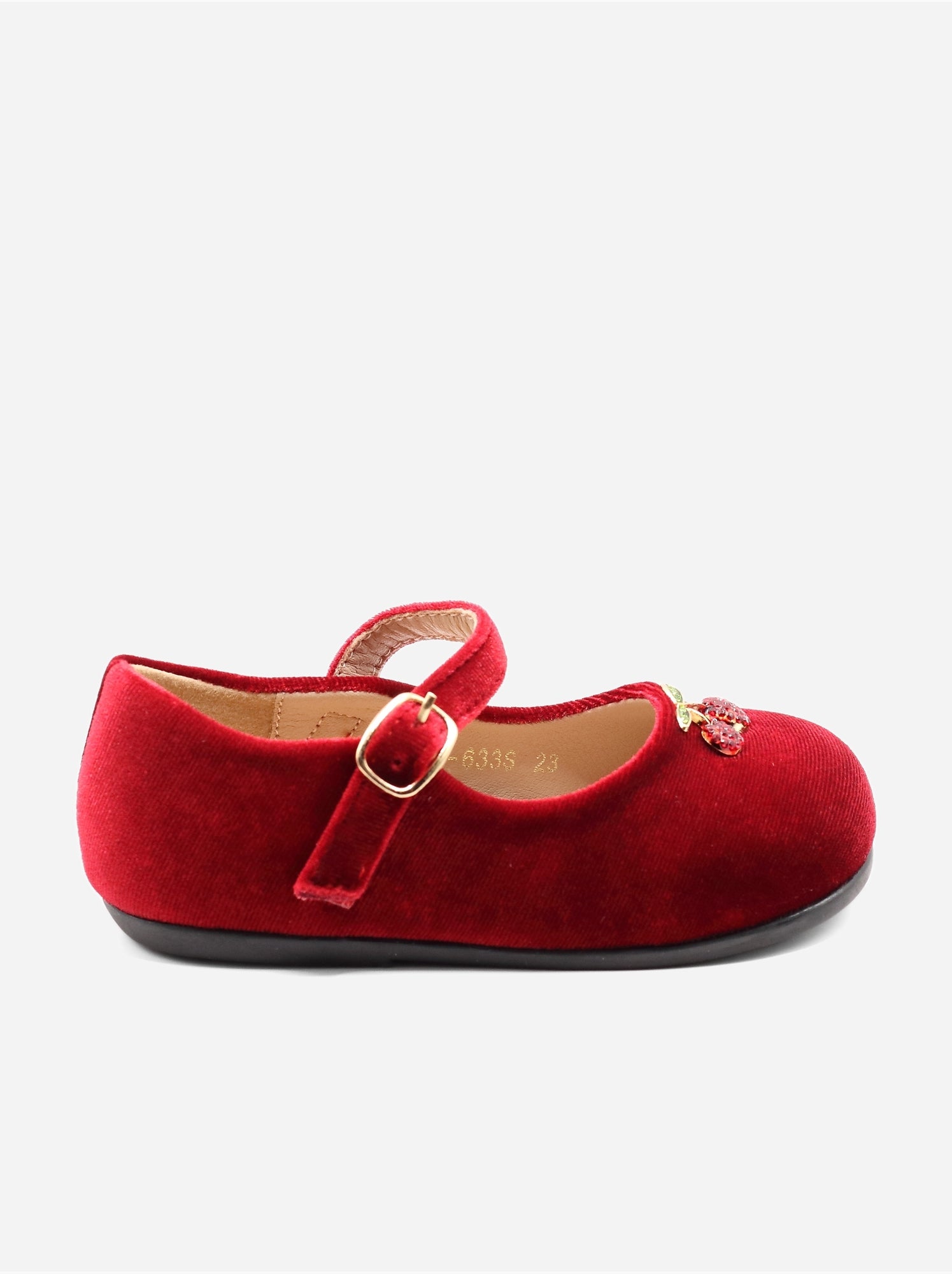 Ballerines avec motifs décoratif - Rouge