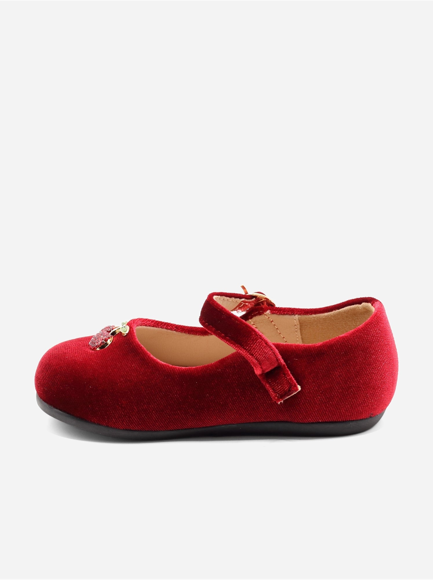 Ballerines avec motifs décoratif - Rouge