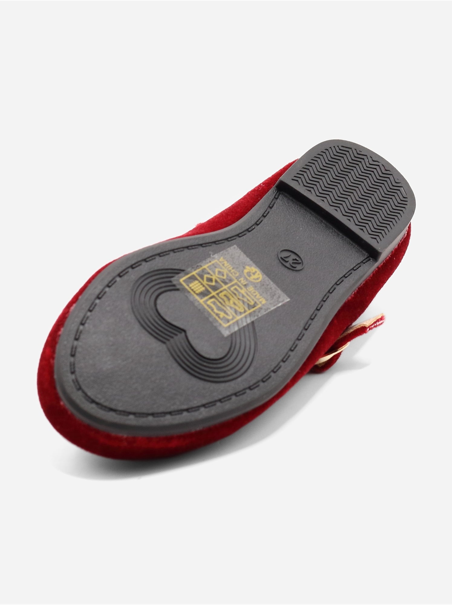 Ballerines avec motifs décoratif - Rouge