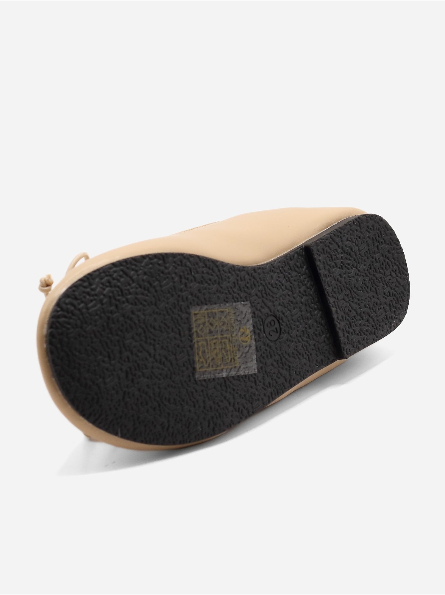Ballerines avec un nœud décoratif - Crème
