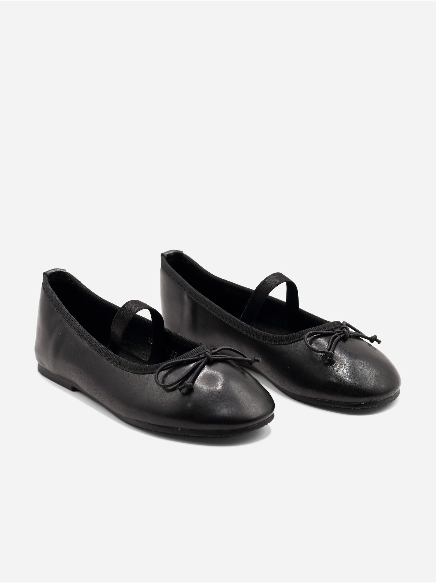 Ballerines avec un nœud décoratif - Noir