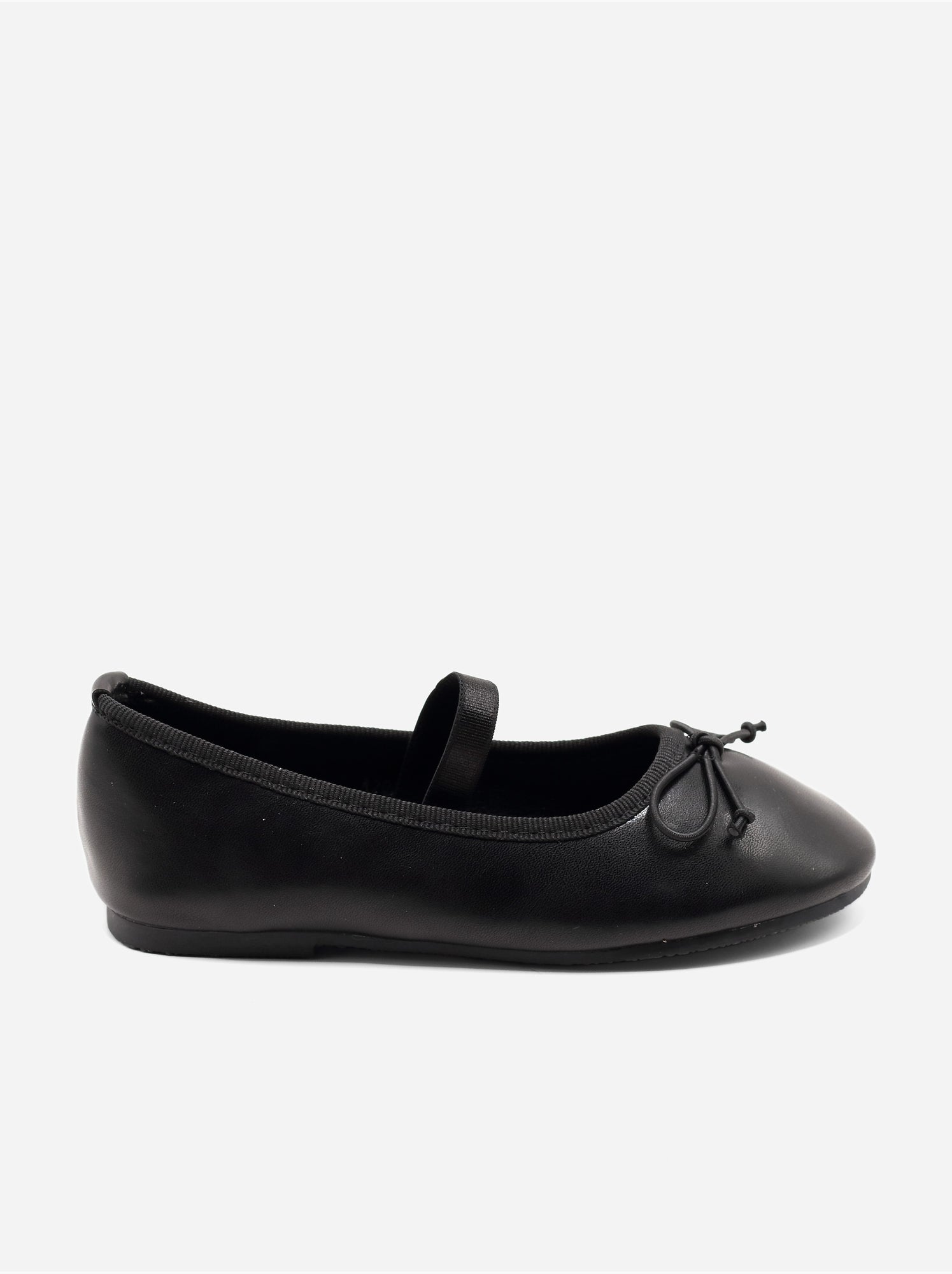 Ballerines avec un nœud décoratif - Noir