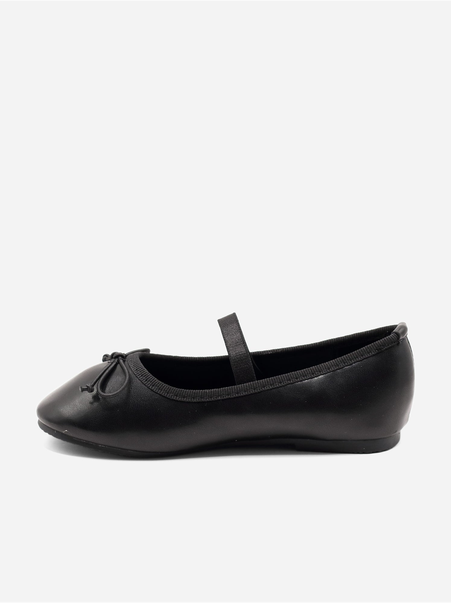 Ballerines avec un nœud décoratif - Noir