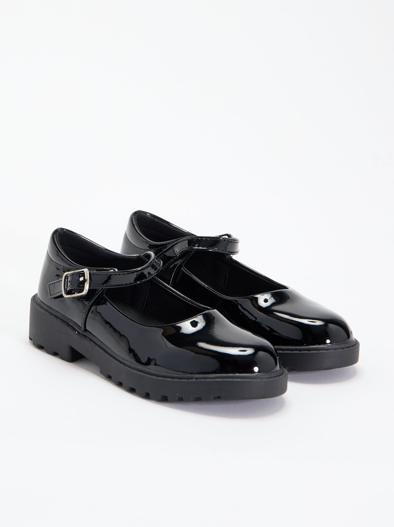 Ballerines babies avec semelles crantées - Noir