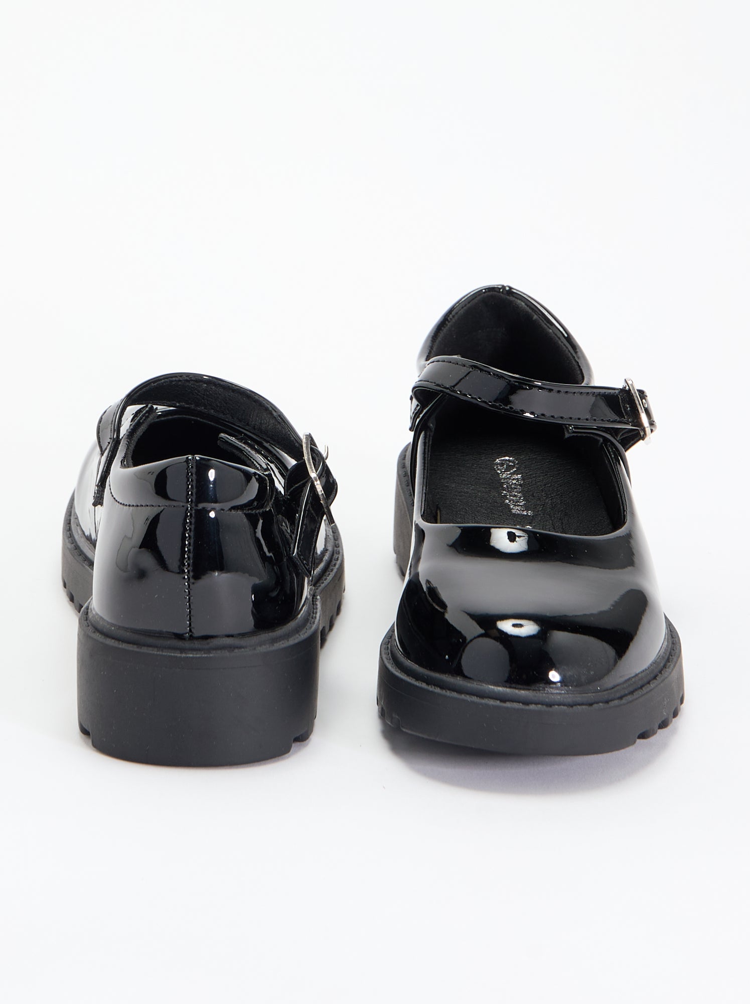 Ballerines babies avec semelles crantées - Noir