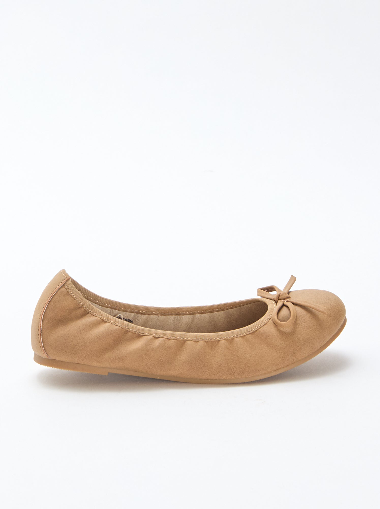 Ballerines plates unie - Marron