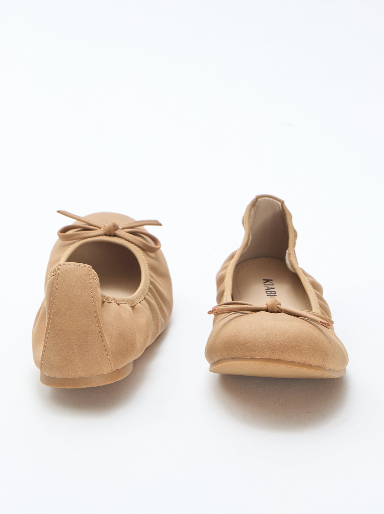Ballerines plates unie - Marron