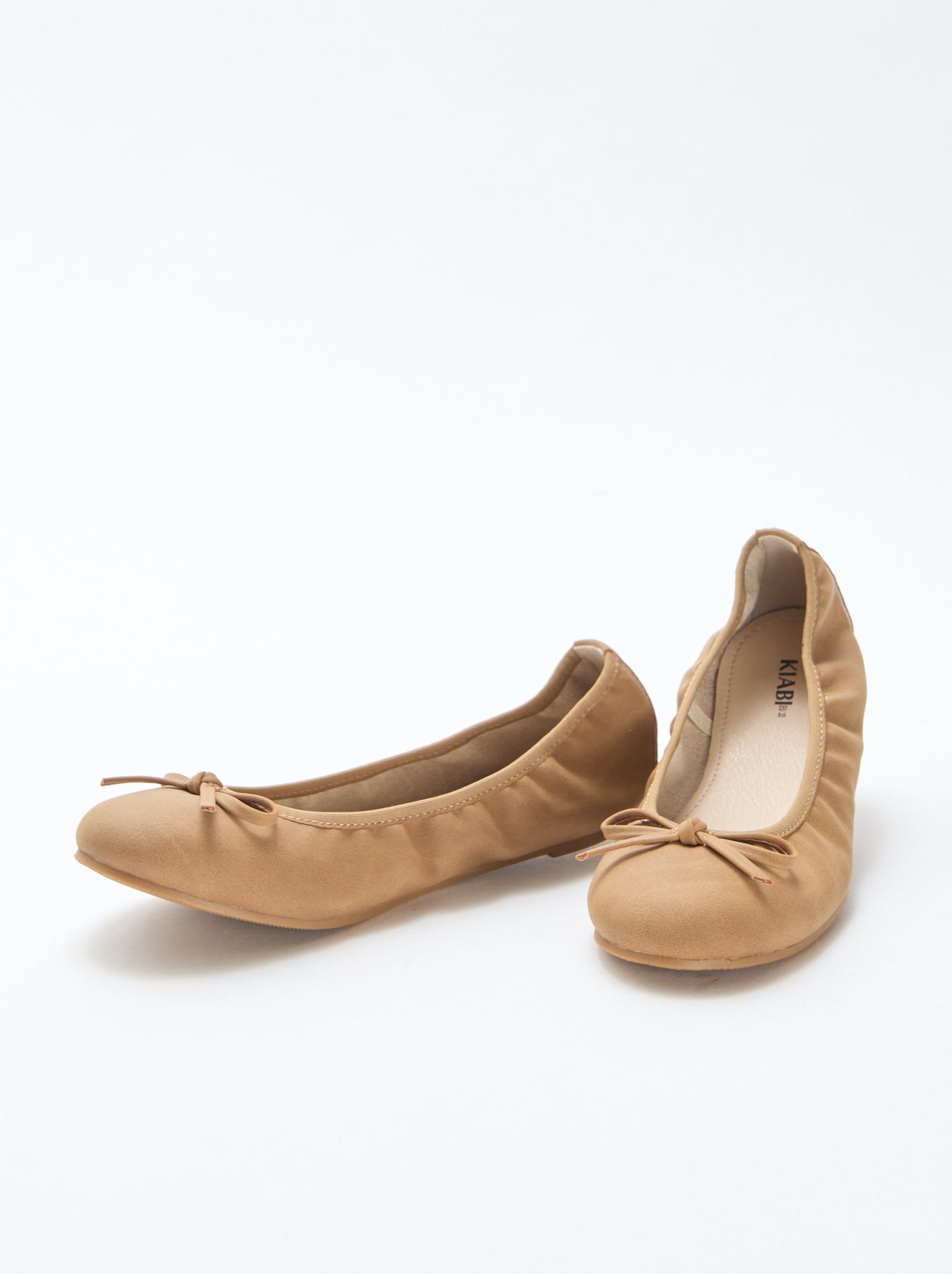 Ballerines plates unie - Marron