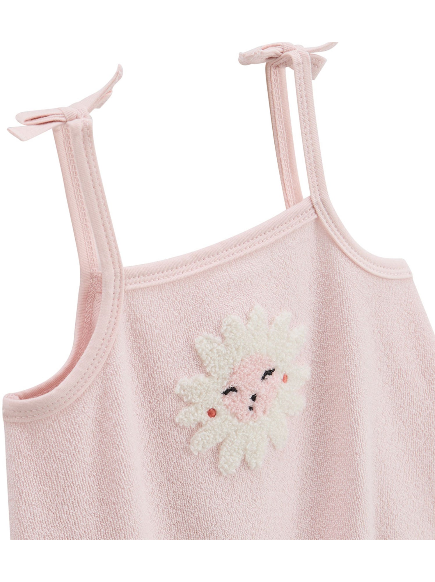Barboteuse bébé en éponge saona - Rose