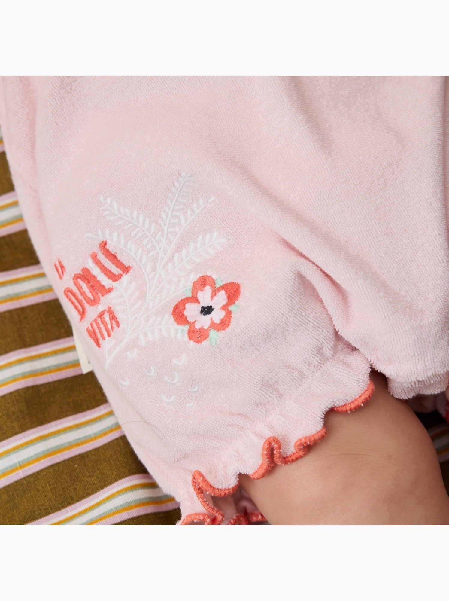 Barboteuse bébé en éponge saona - Rose