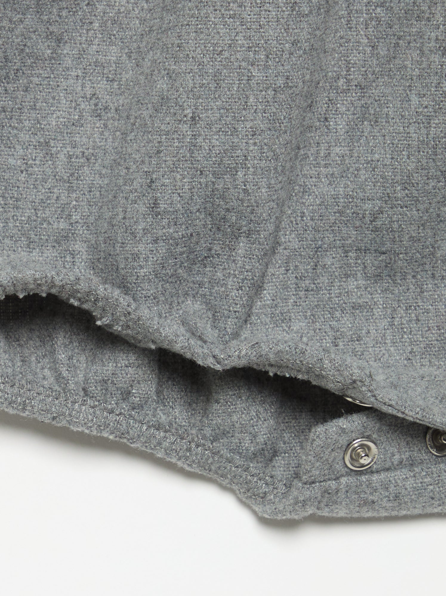 Barboteuse en flanelle à bretelles - Gris