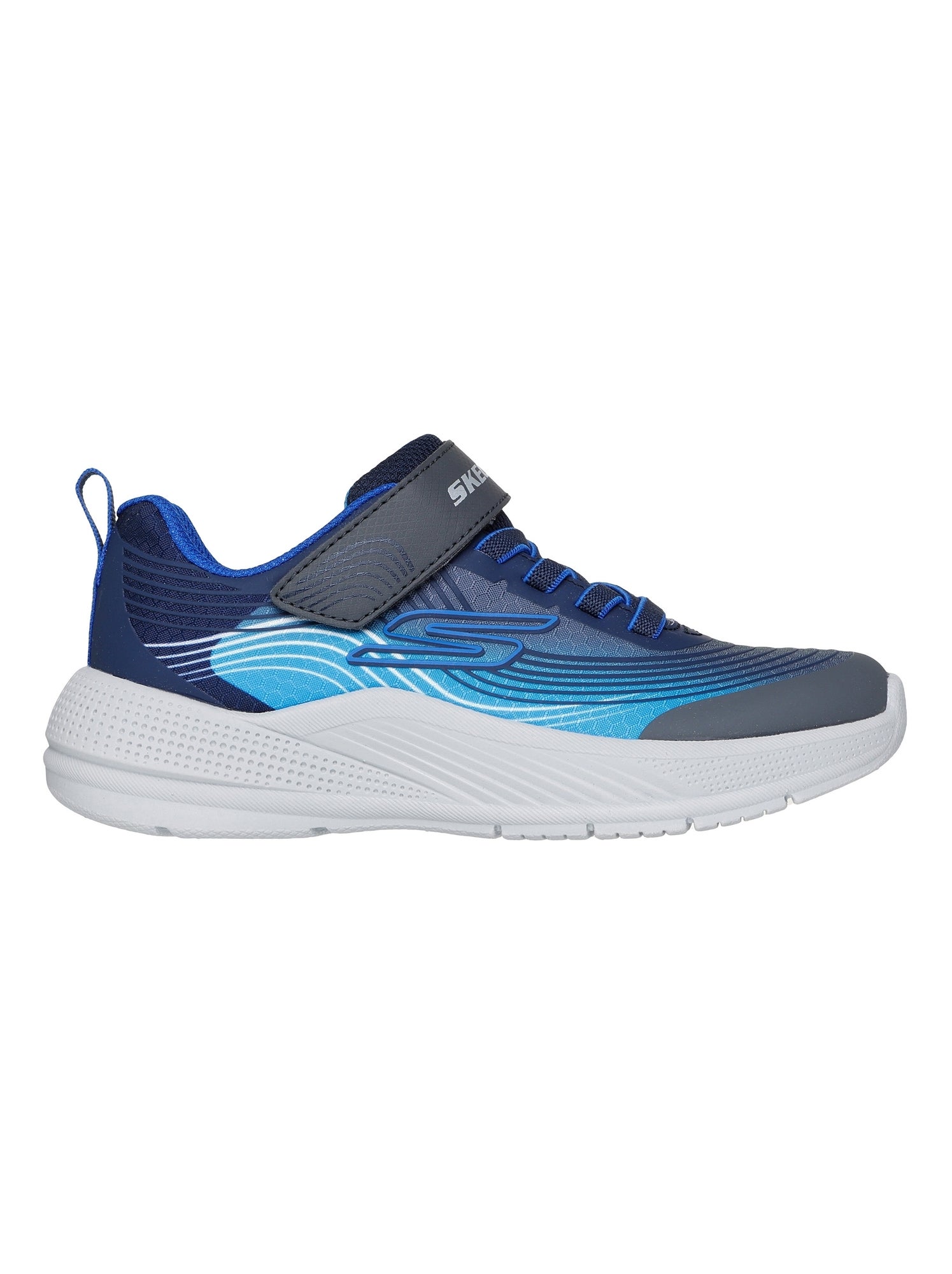 Basket à Lacets Junior Skechers Microspec Advance - Bleu