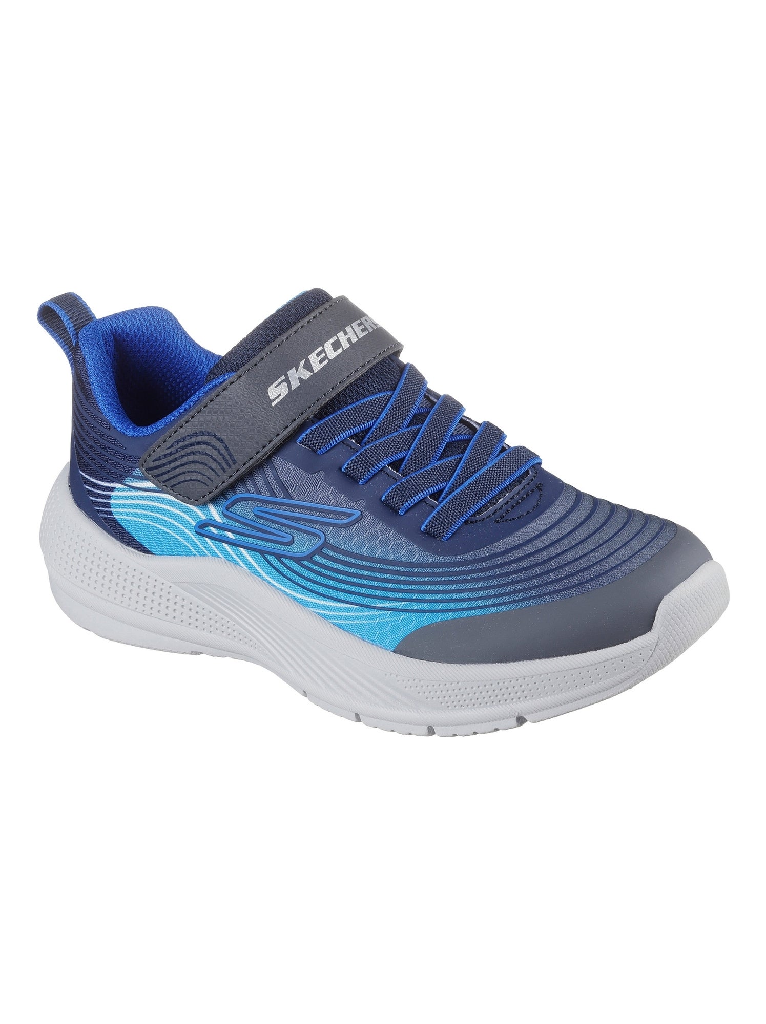 Basket à Lacets Junior Skechers Microspec Advance - Bleu
