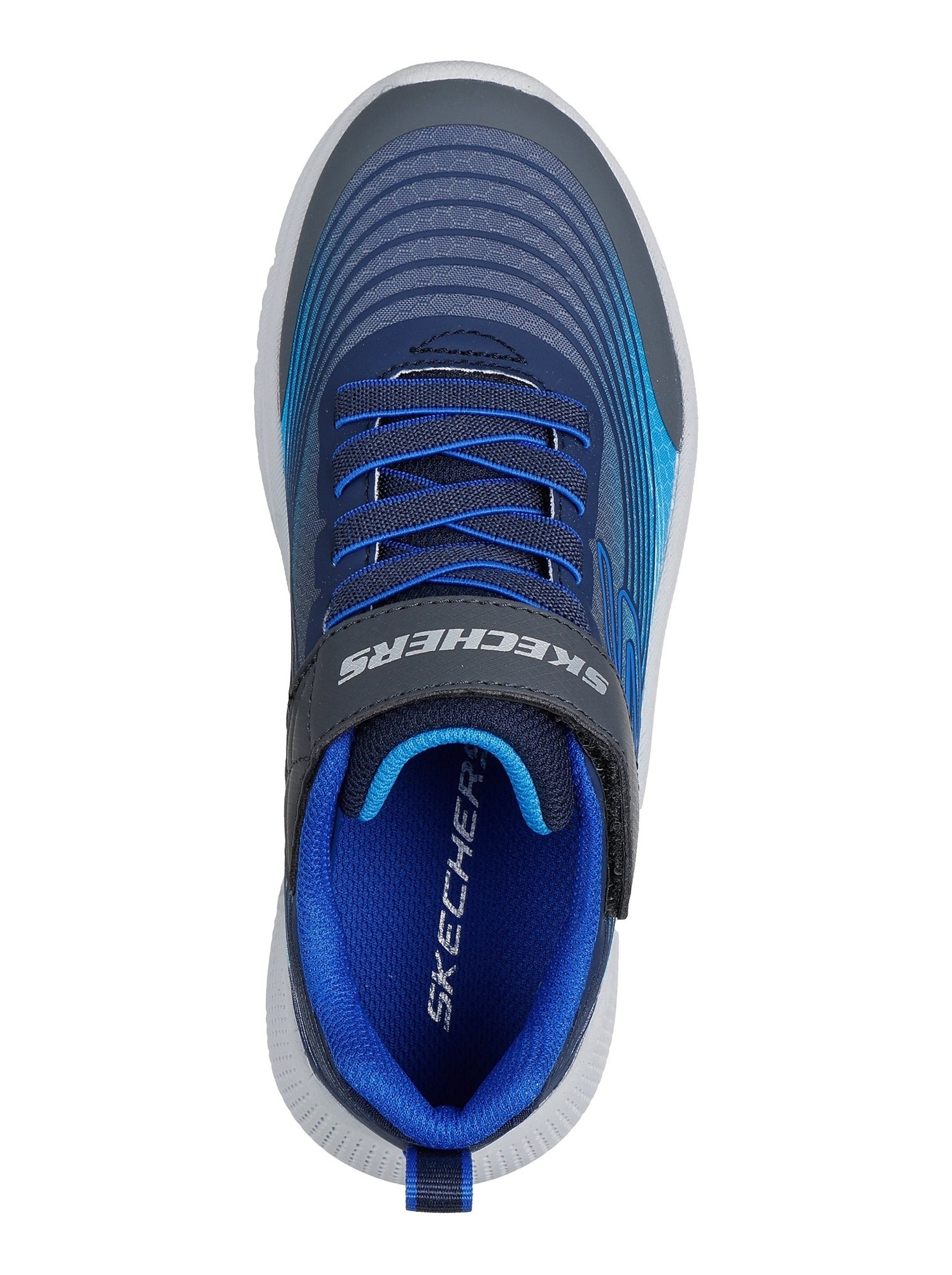 Basket à Lacets Junior Skechers Microspec Advance - Bleu