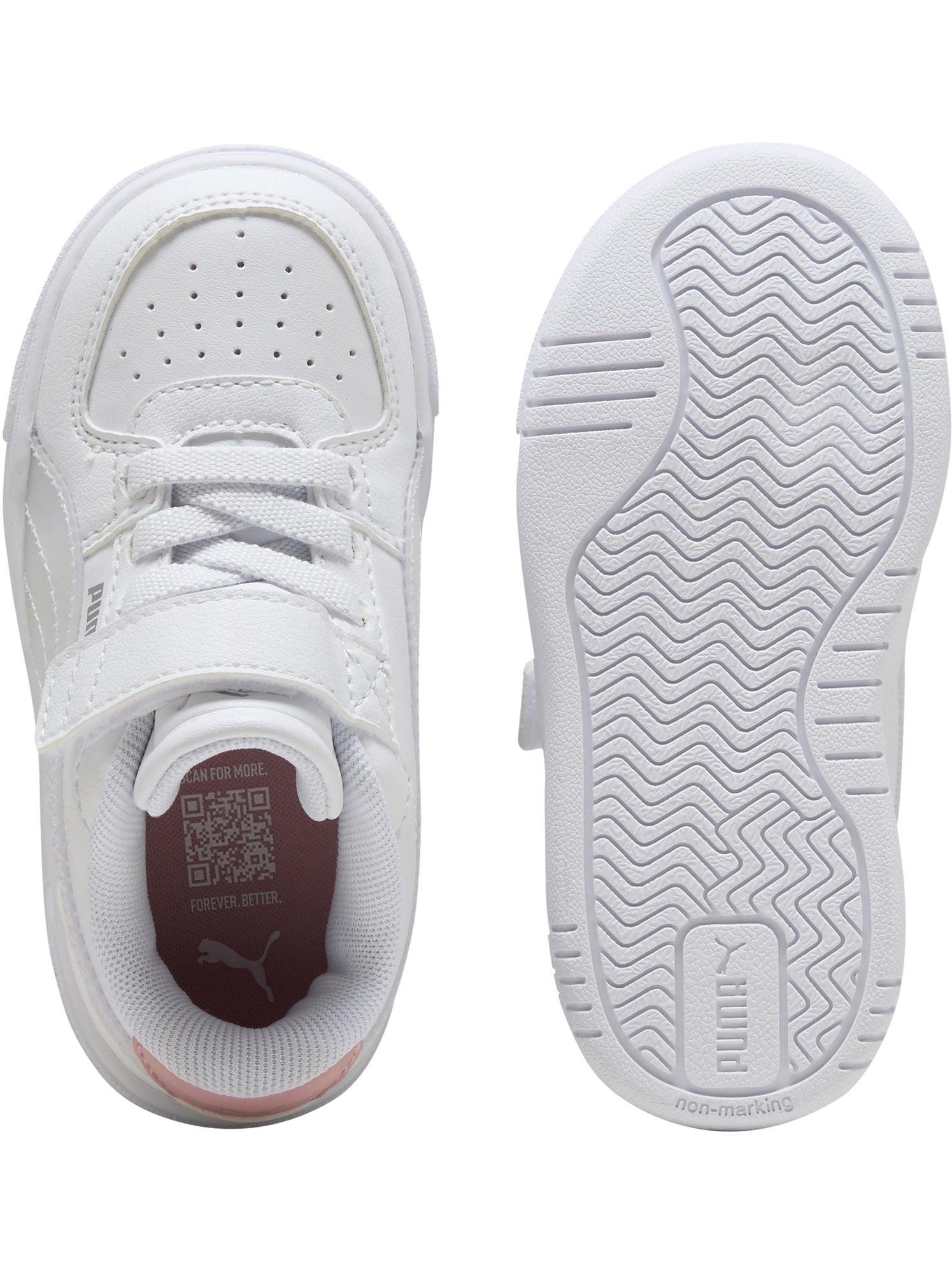 Basket à Scratch Enfant Puma CavenIII Holo 2.0 AC+ Inf - Blanc