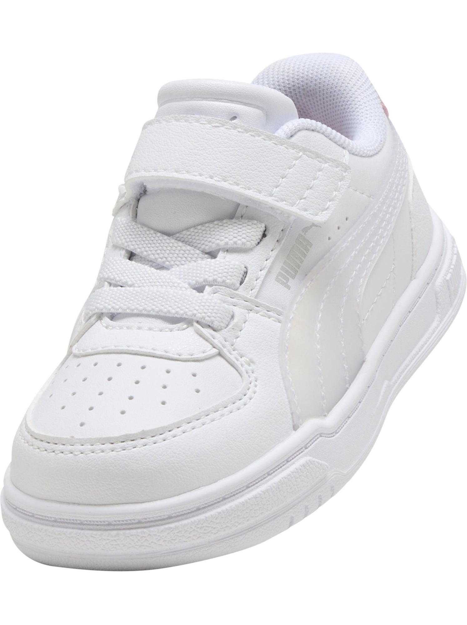 Basket à Scratch Enfant Puma CavenIII Holo 2.0 AC+ Inf - Blanc