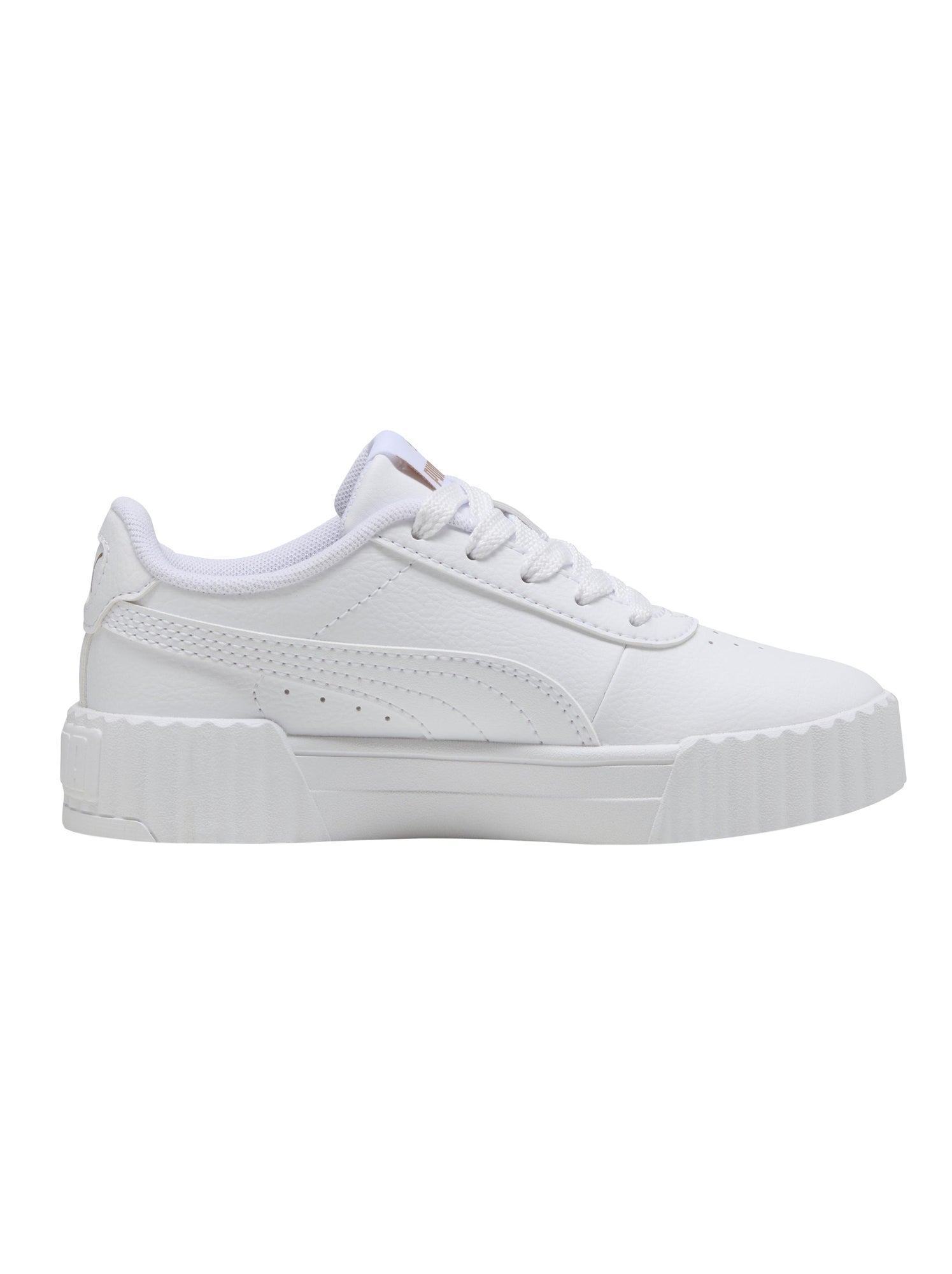 Basket Enfant à Lacets Puma Carina 3.0 PS - Blanc