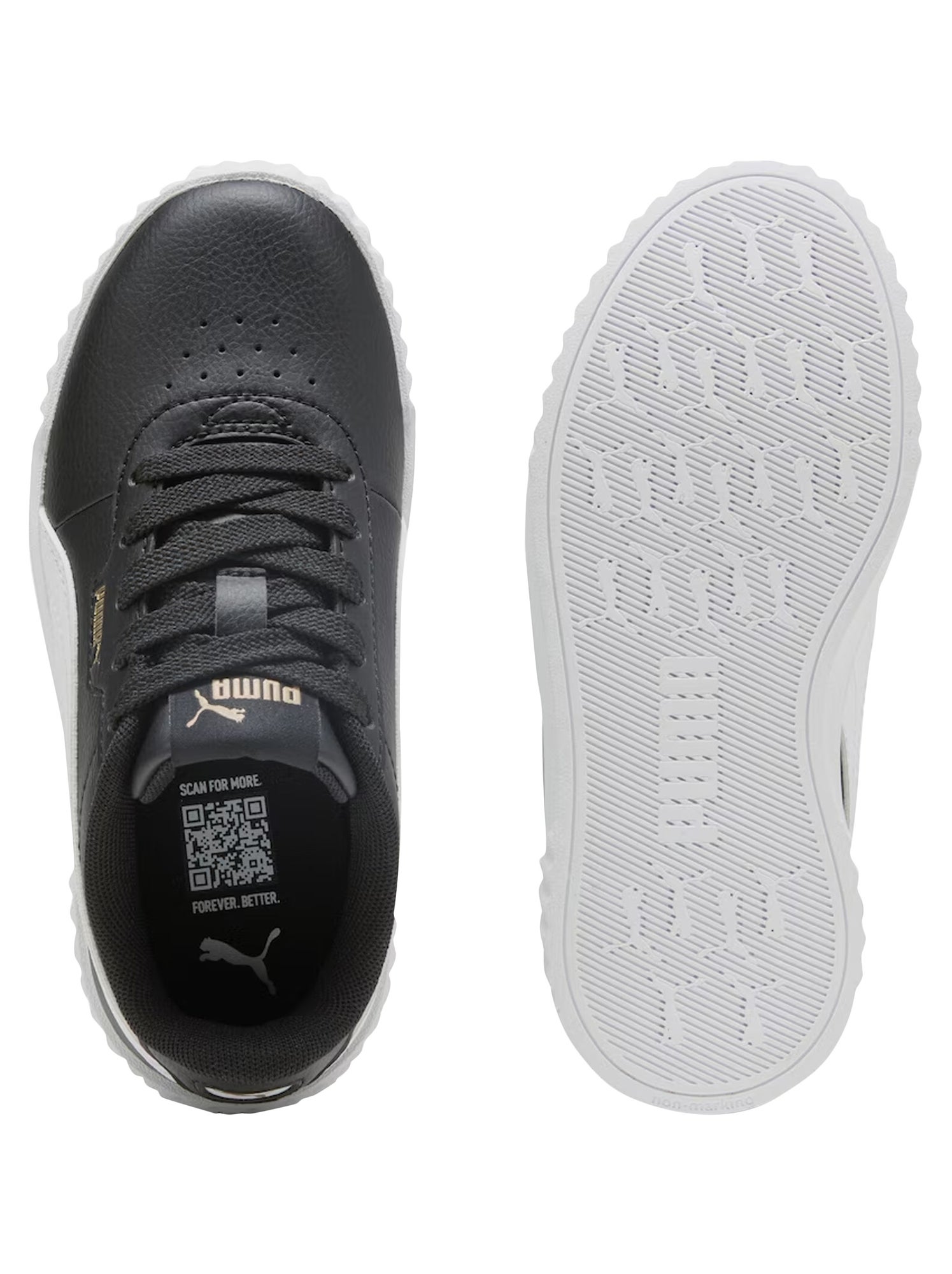 Basket Enfant à Lacets Puma Carina 3.0 PS - Noir