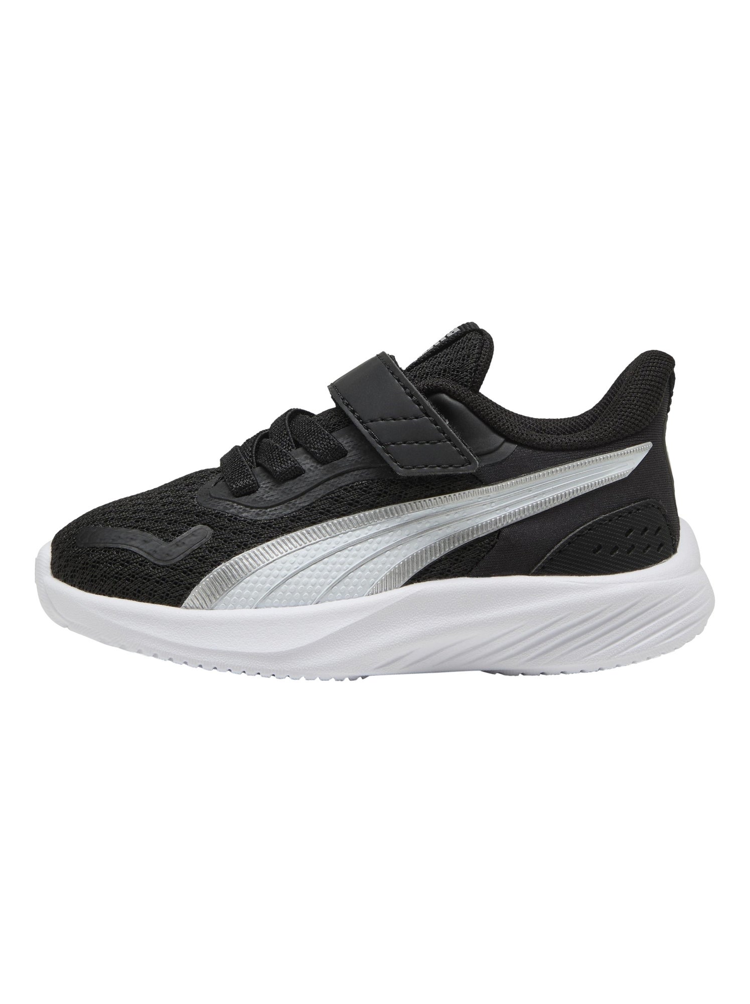 Basket Enfant à Scratches Puma Pounce AC inf - Noir