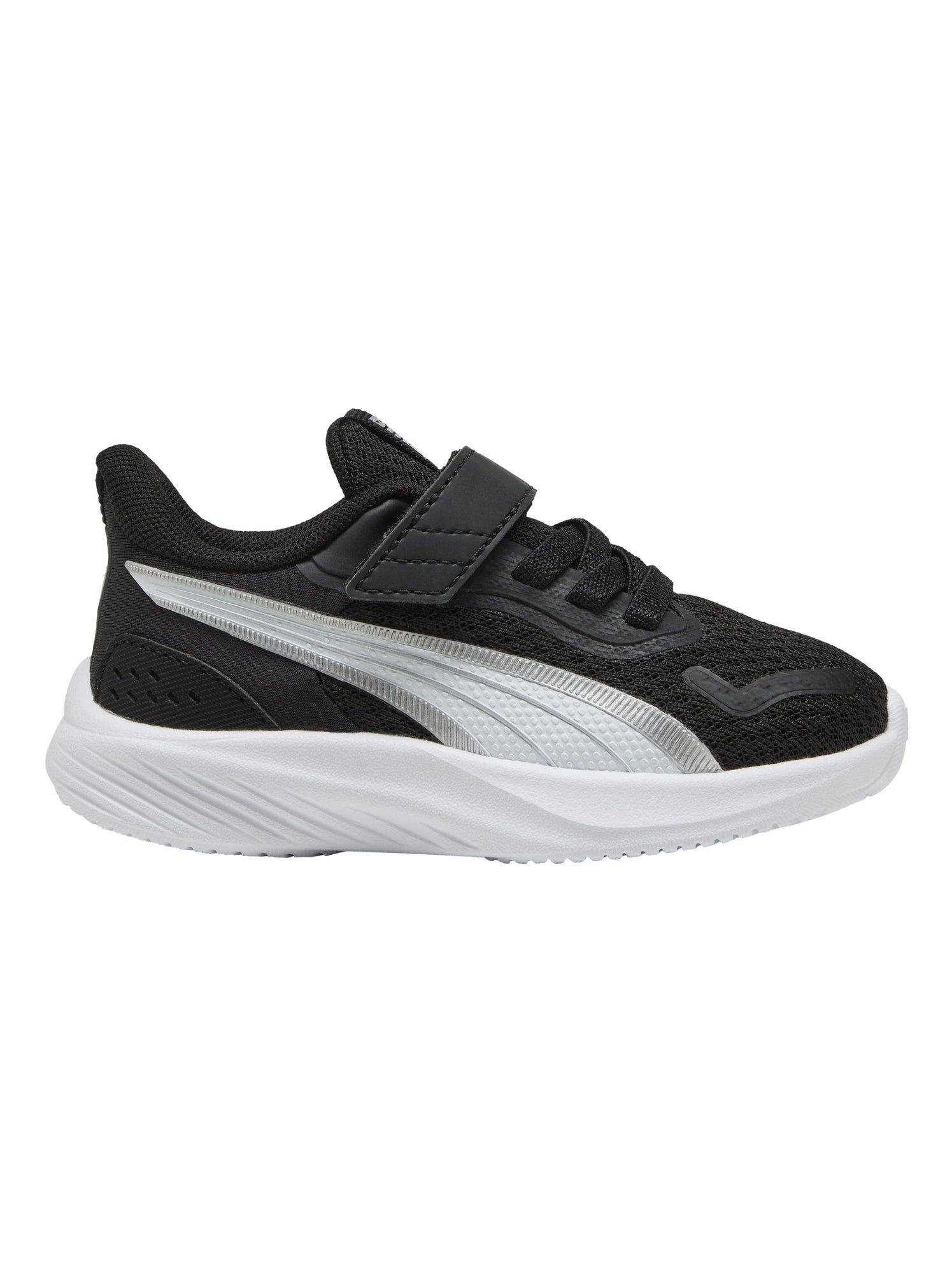 Basket Enfant à Scratches Puma Pounce AC inf - Noir