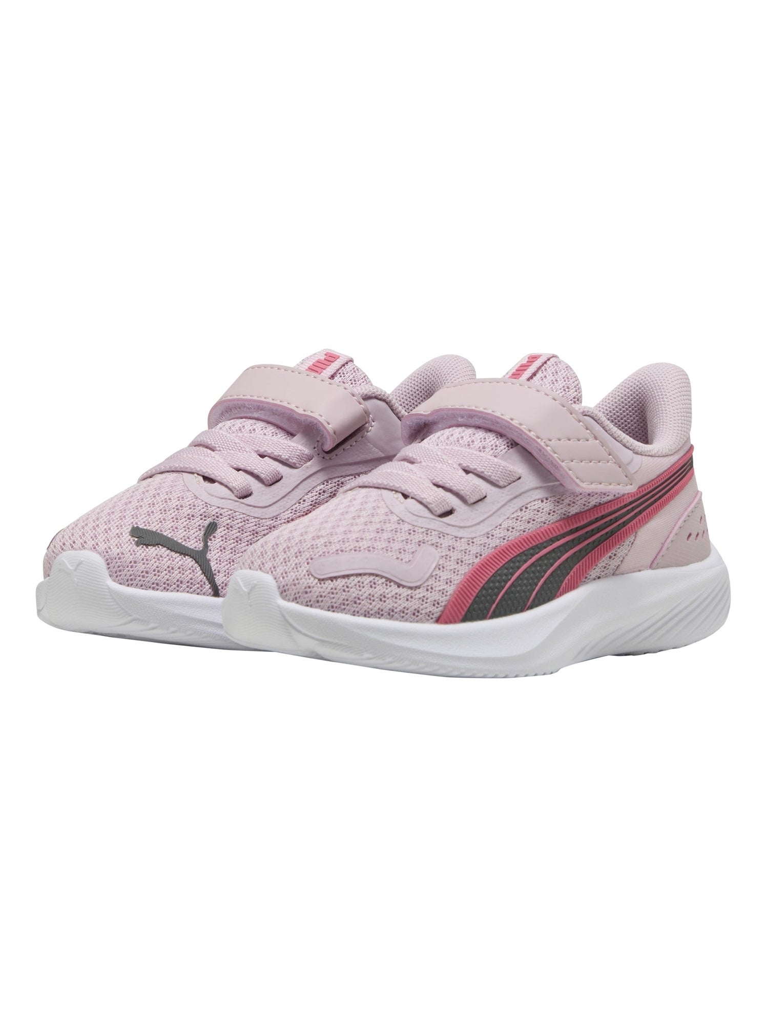 Basket Enfant à Scratches Puma Pounce AC inf - Rose