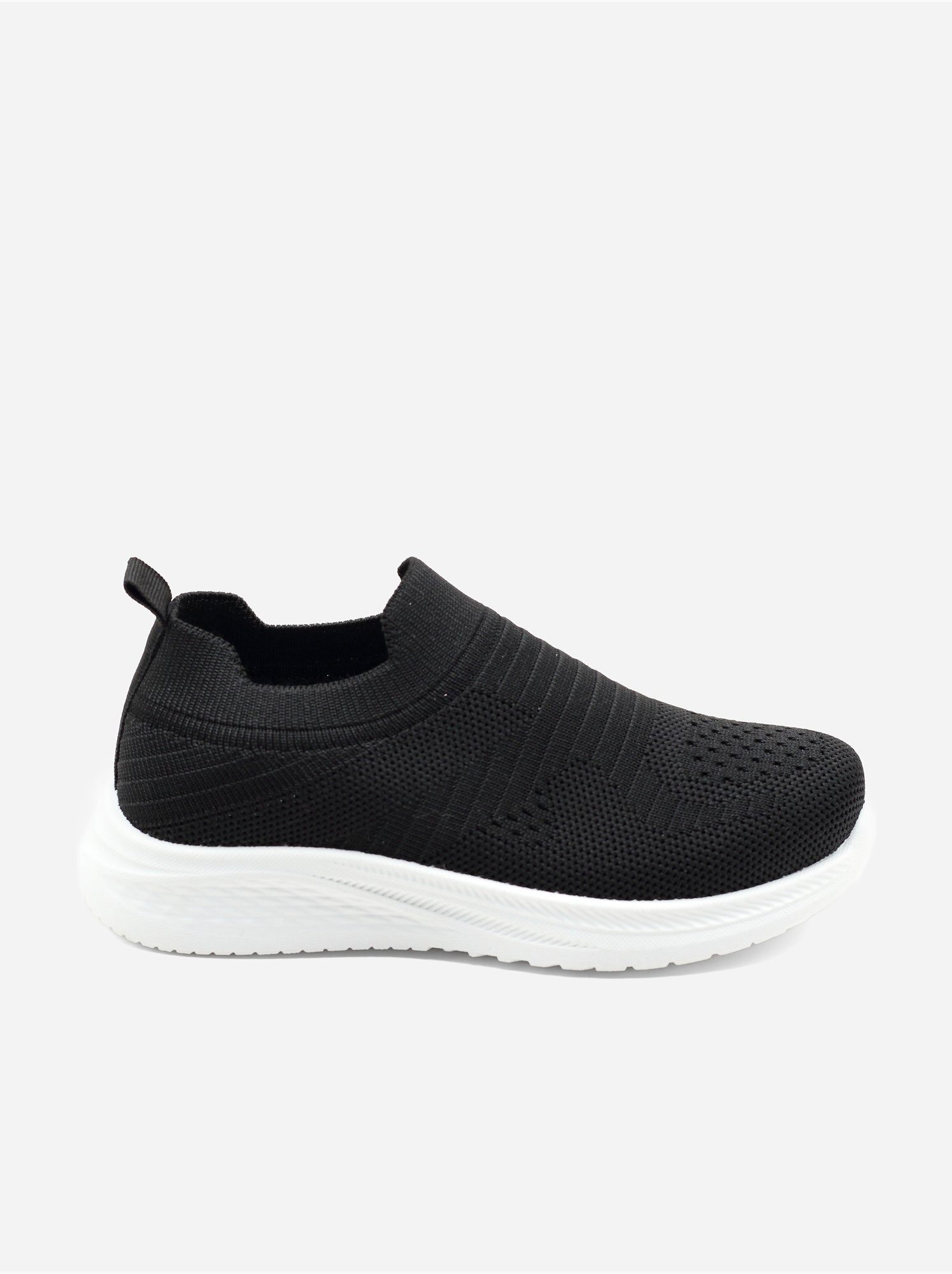 Baskets à enfiler - Noir Blanc