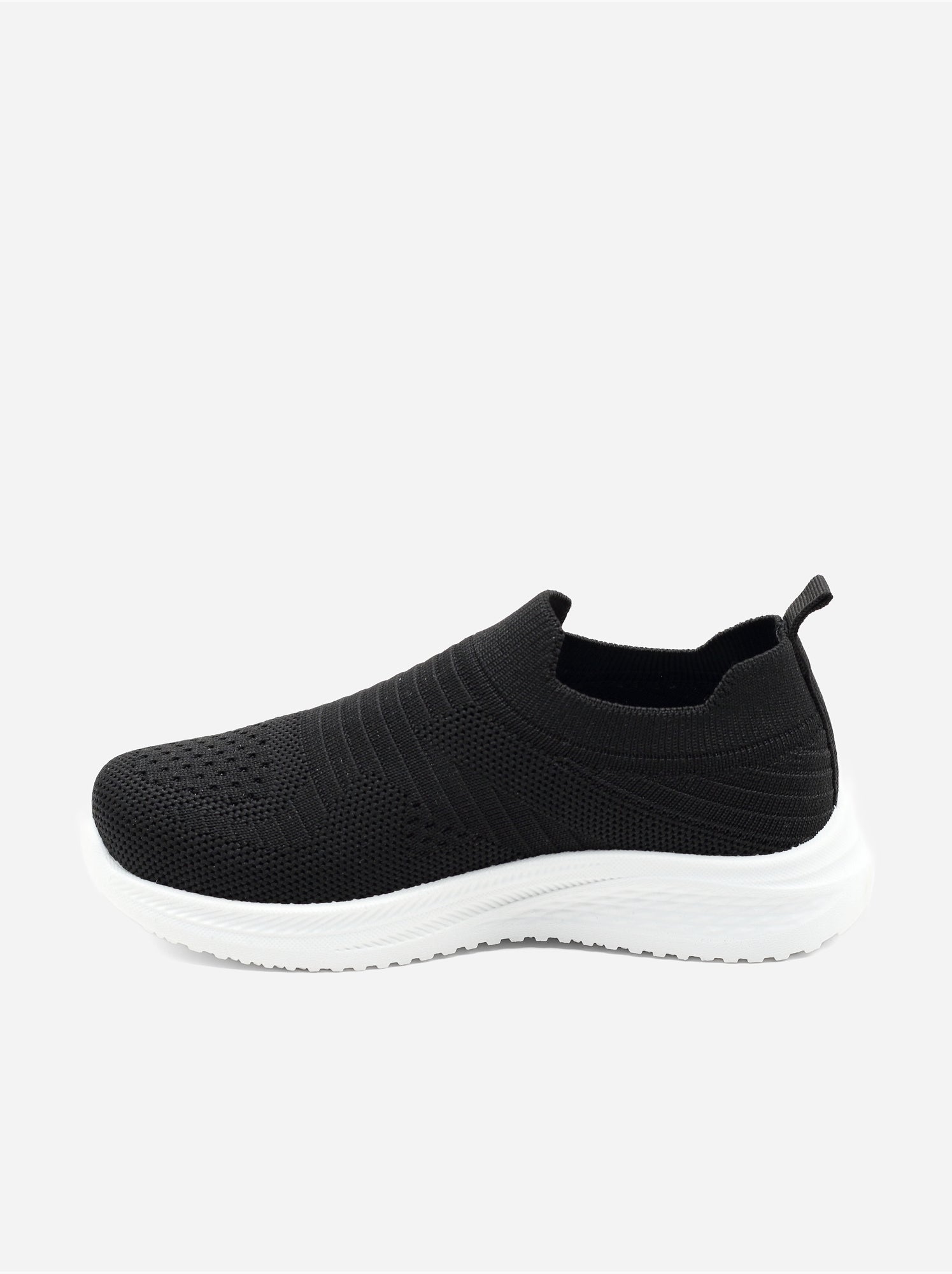 Baskets à enfiler - Noir Blanc
