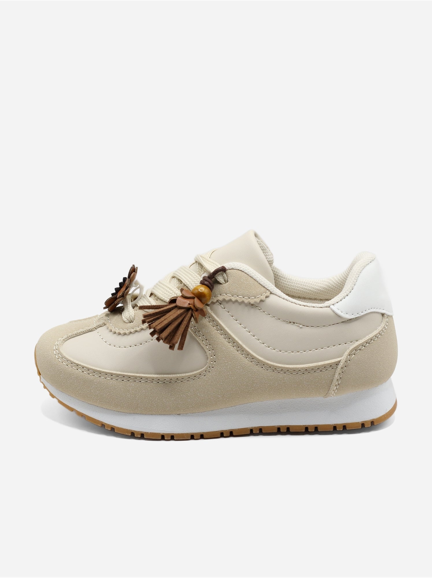 Baskets a lacets - Beige